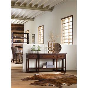 Hamilton Home Lorimer 72 Inch Sofa Table with Breakfront, 3 Hamilton Home Lorimer 72 Inch Sofa Table with Breakfront, 3