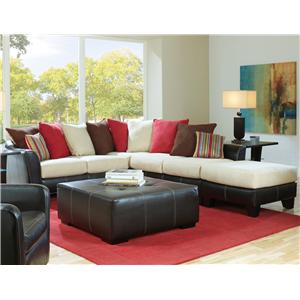758 3 Piece Modular Sectional Sofa Group by Albany