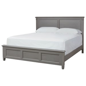 King Louvered Bed