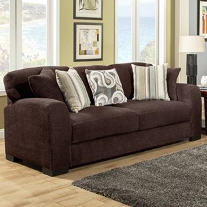 Benchley Furniture Co Wesley Casual Sofa With Accent Pillows Sofadealers Com