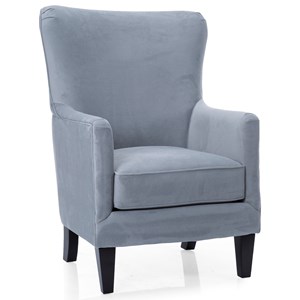 Contemporary Wing Back Chair