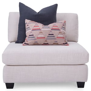 Extra Wide Armless Chair