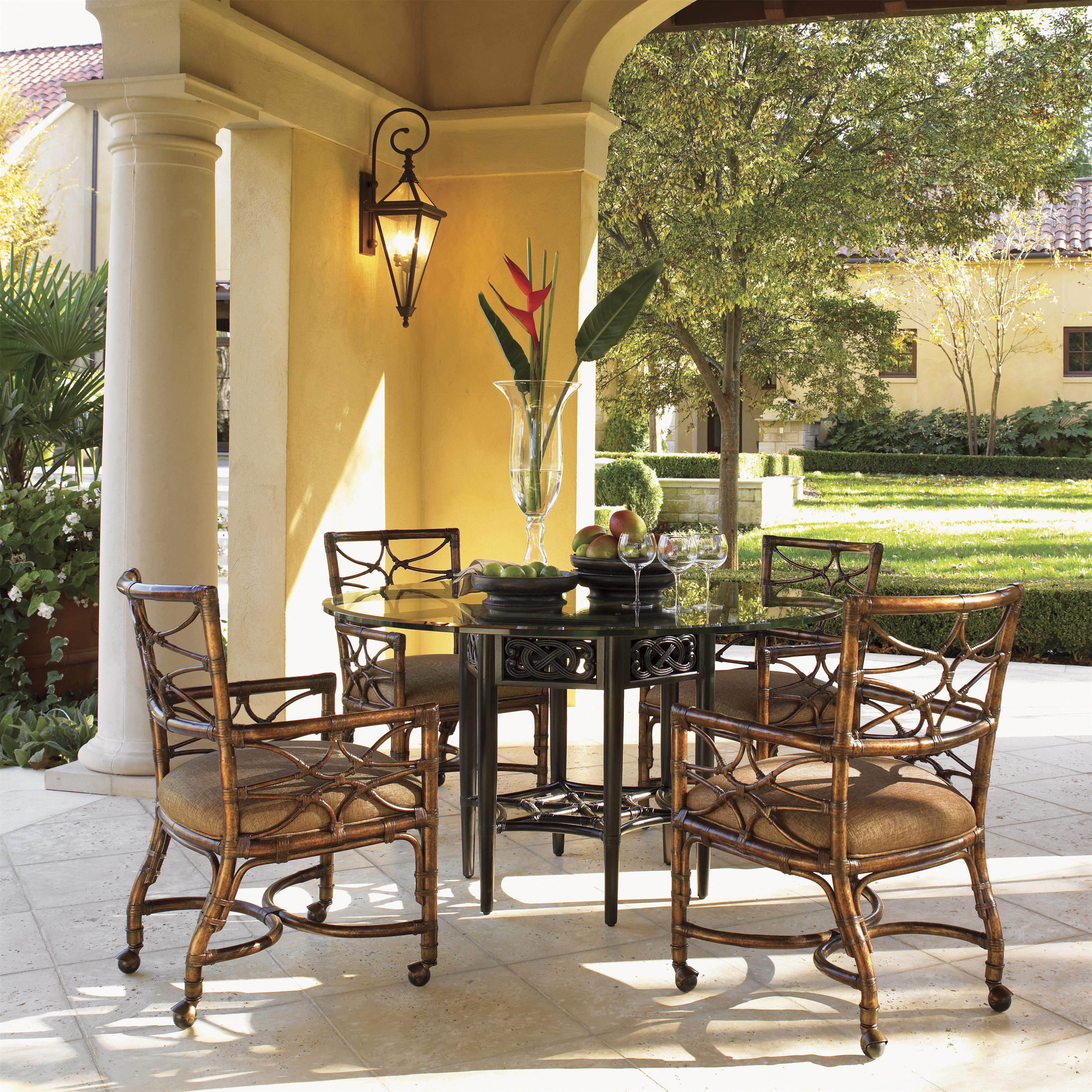 white patio fixtures benches