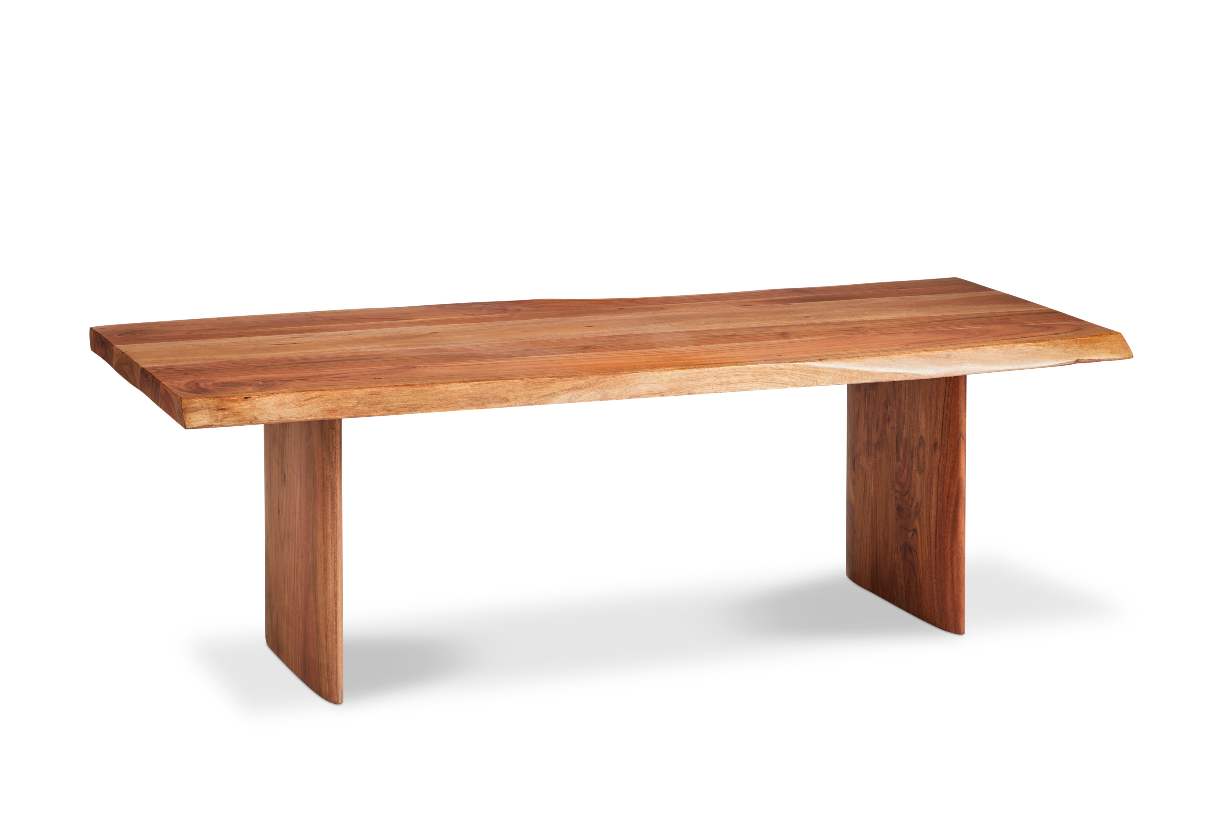 58" Double Pedestal Cocktail Table