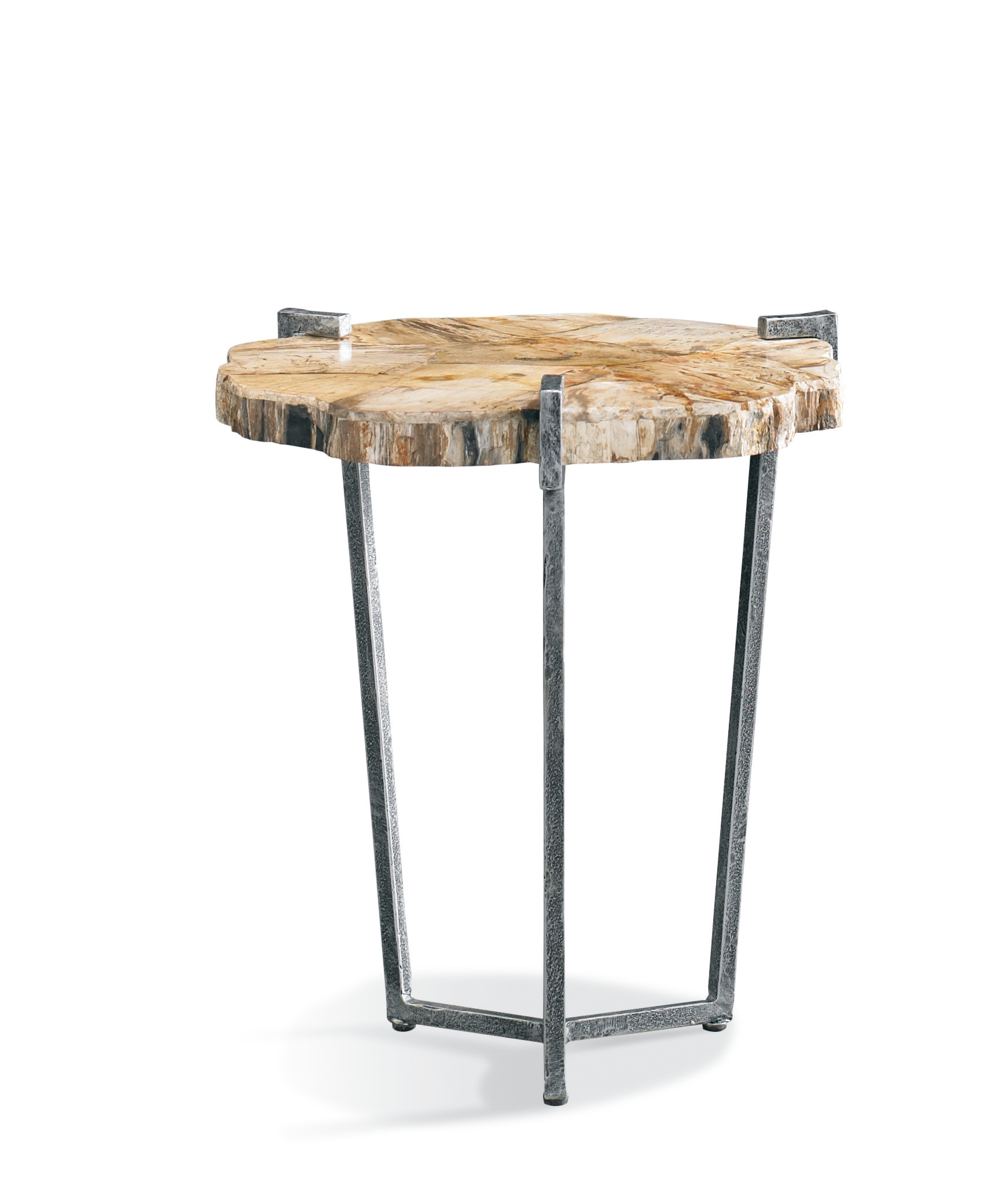Industrial Wood-Slice Spot Table