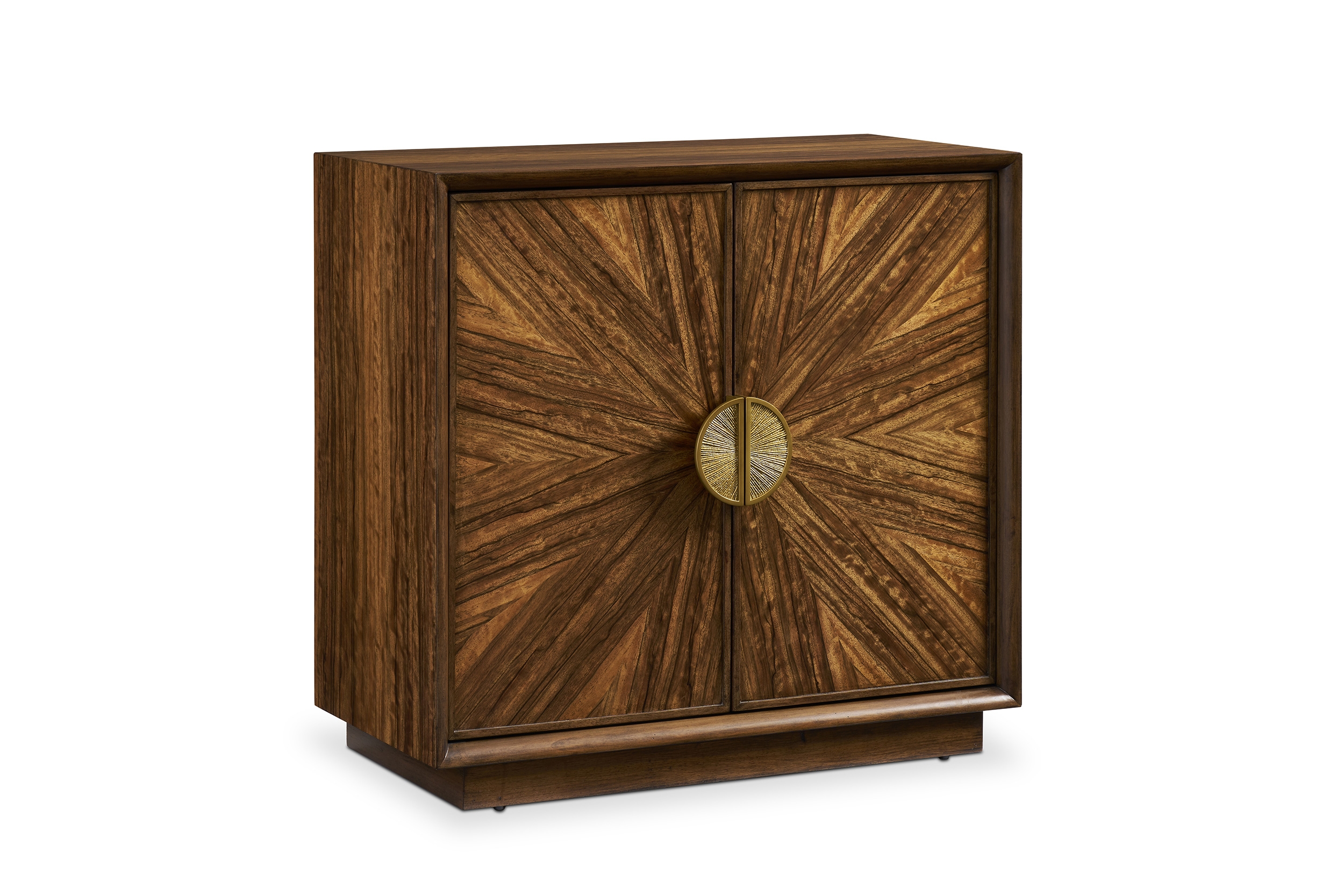 2-Door Sunburst Accent Cabinet