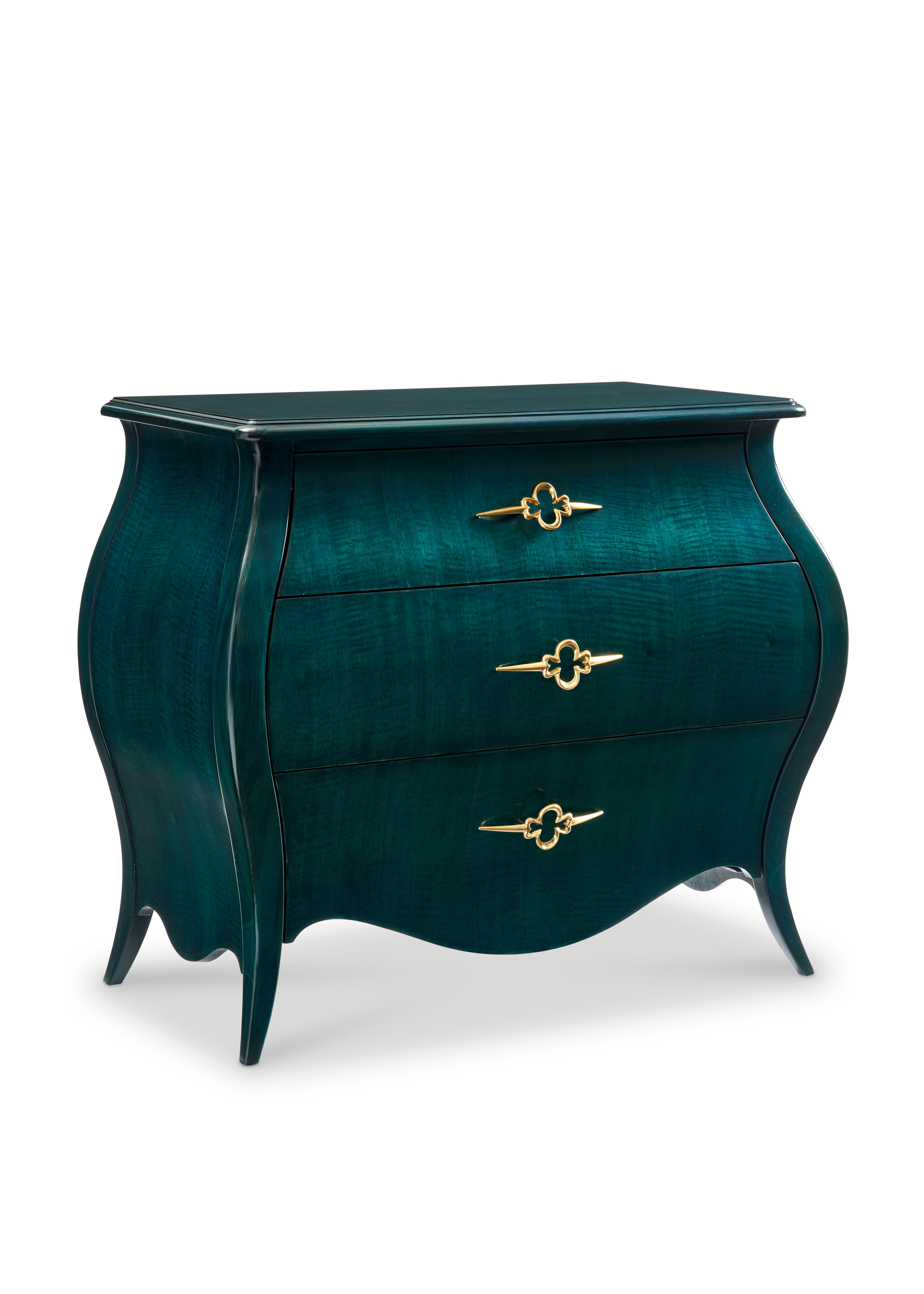 3-Drawer Bombe Chest