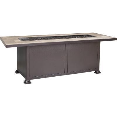 72" x 28" Chat-Height Firepit w/El. Ignition