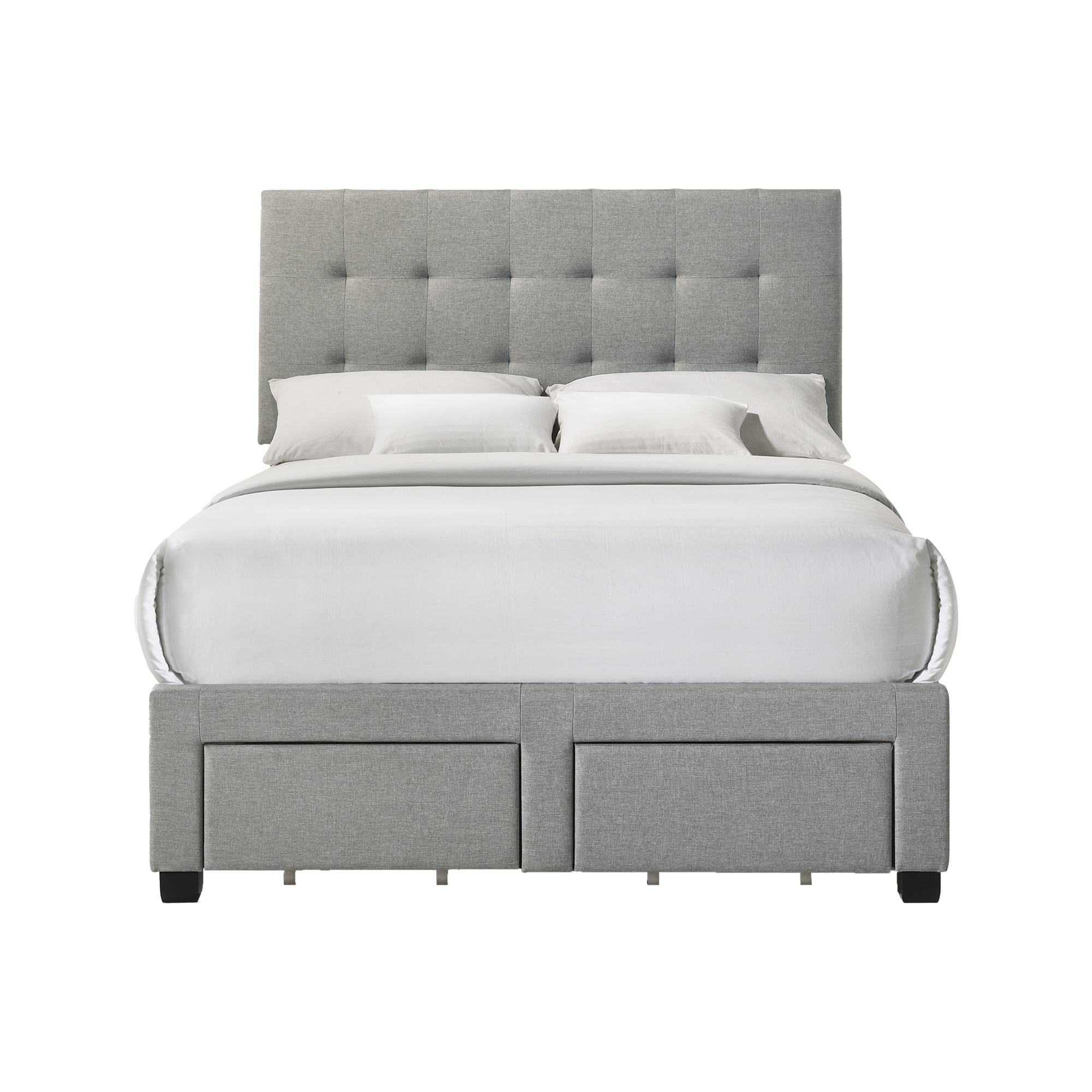 Upholstered Full Storage Bed
