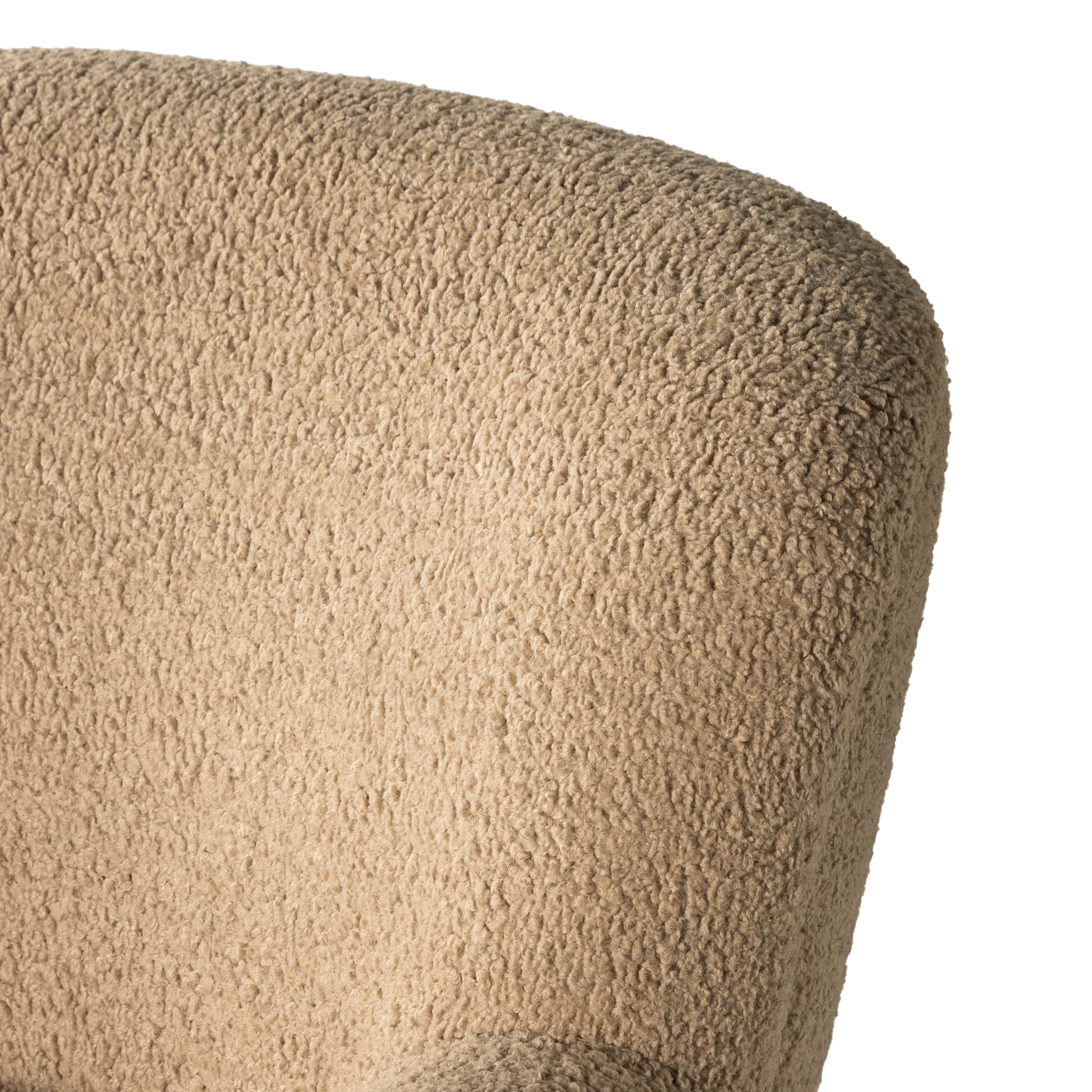 Four Hands Norwood Kadon Swivel Chair-Sheepskin Camel | Reeds Furniture