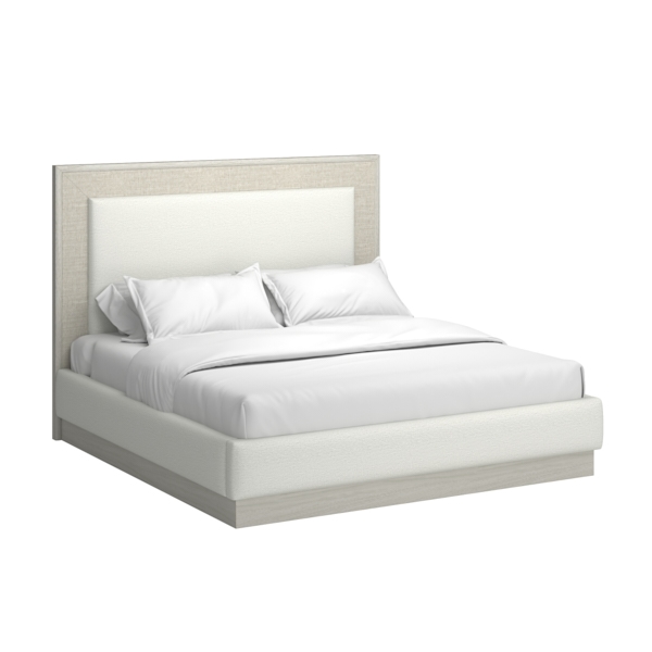 Queen Upholstered Panel Bed