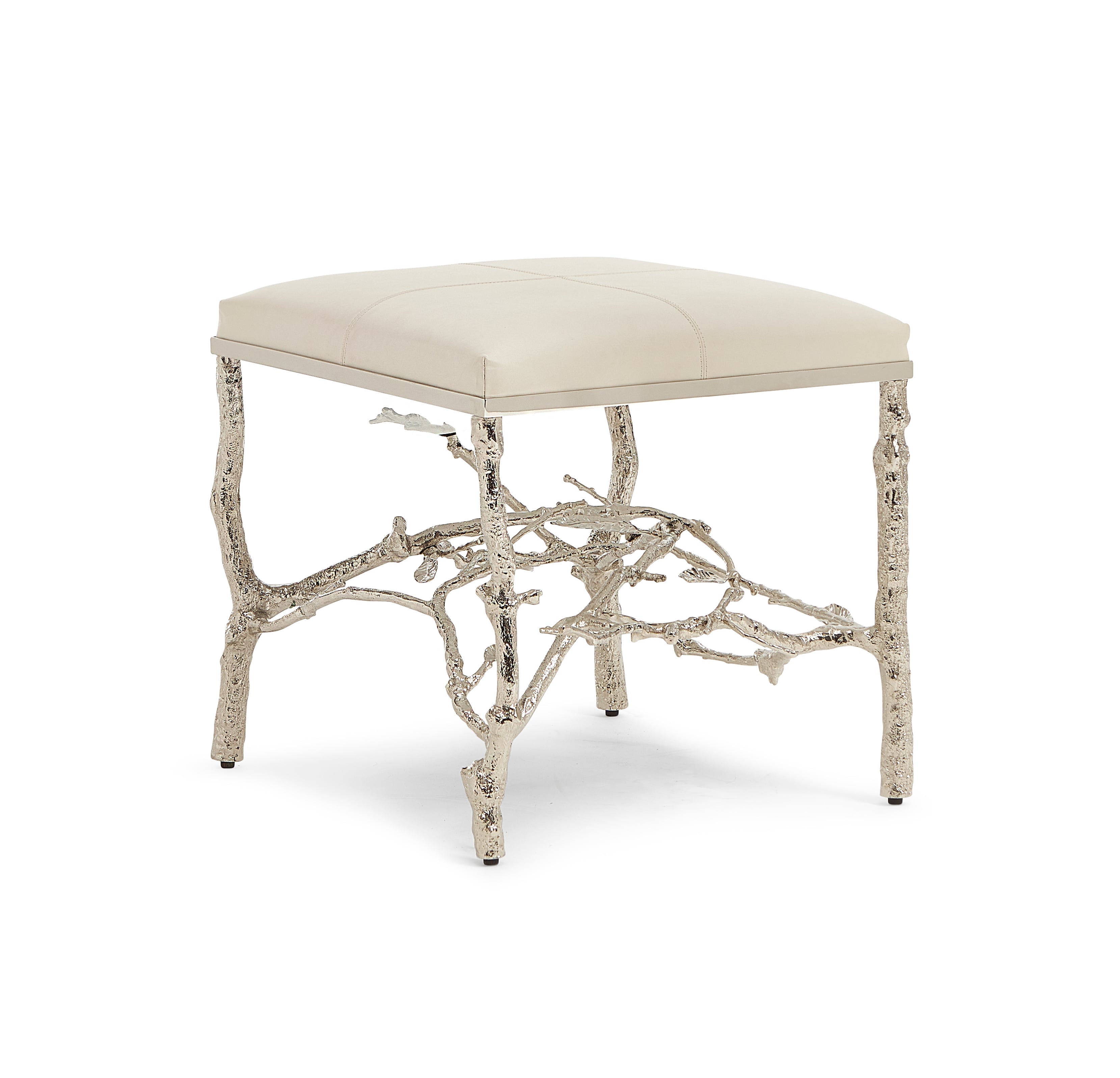 Silver Twig Ottoman