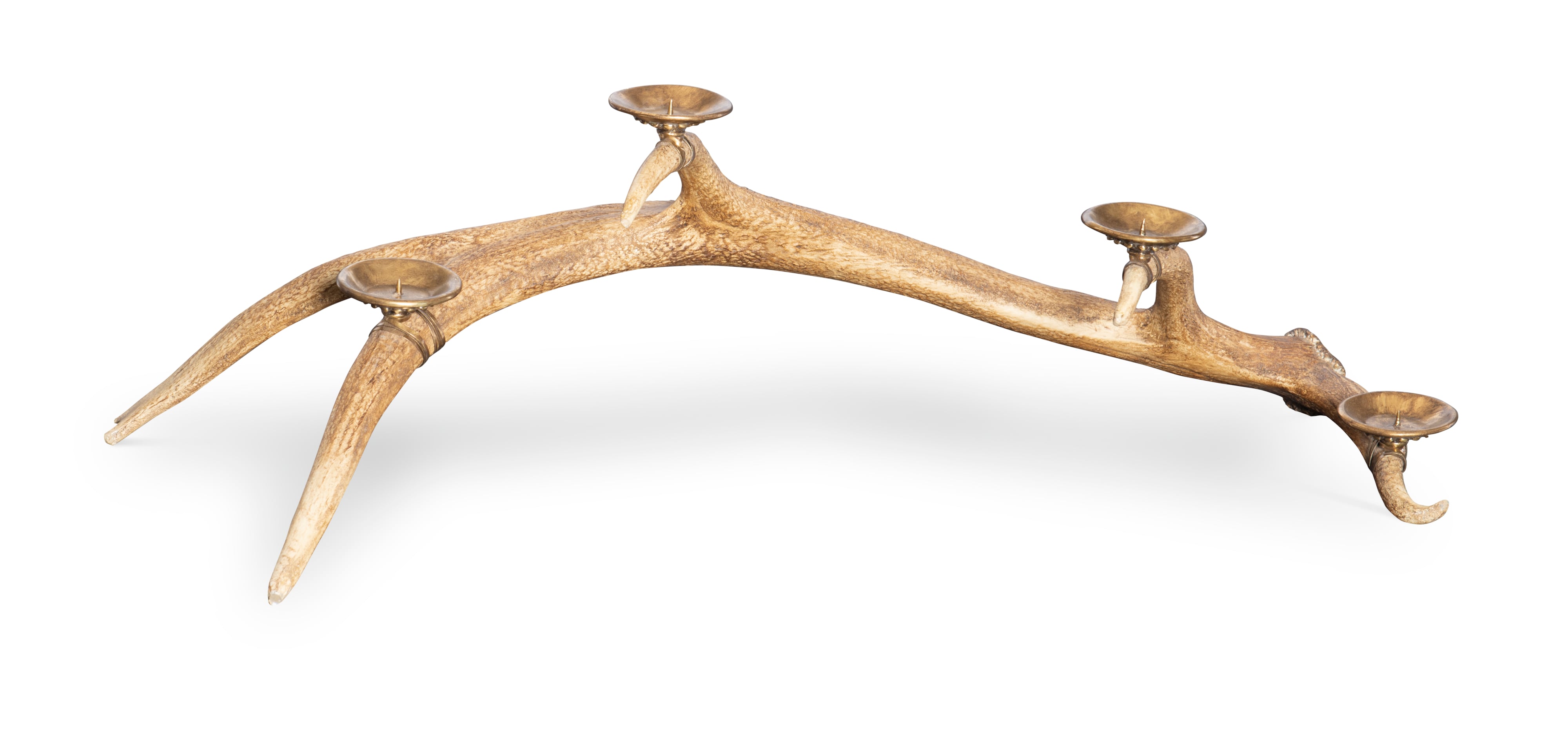 Pair of Antler Candleholders
