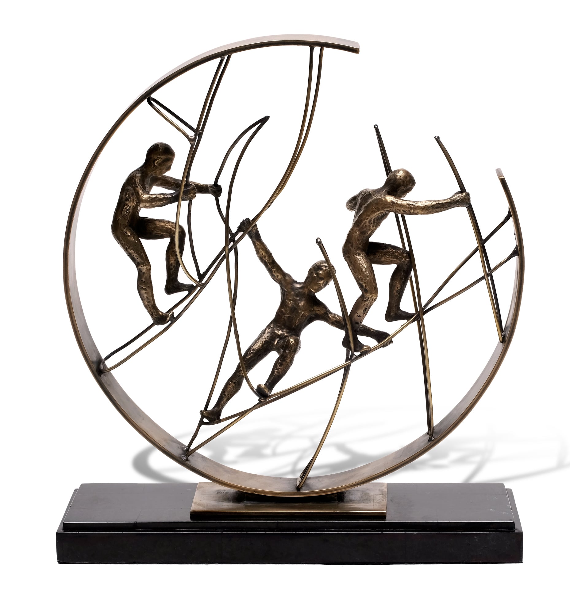Dynamic Climbers Sculpture