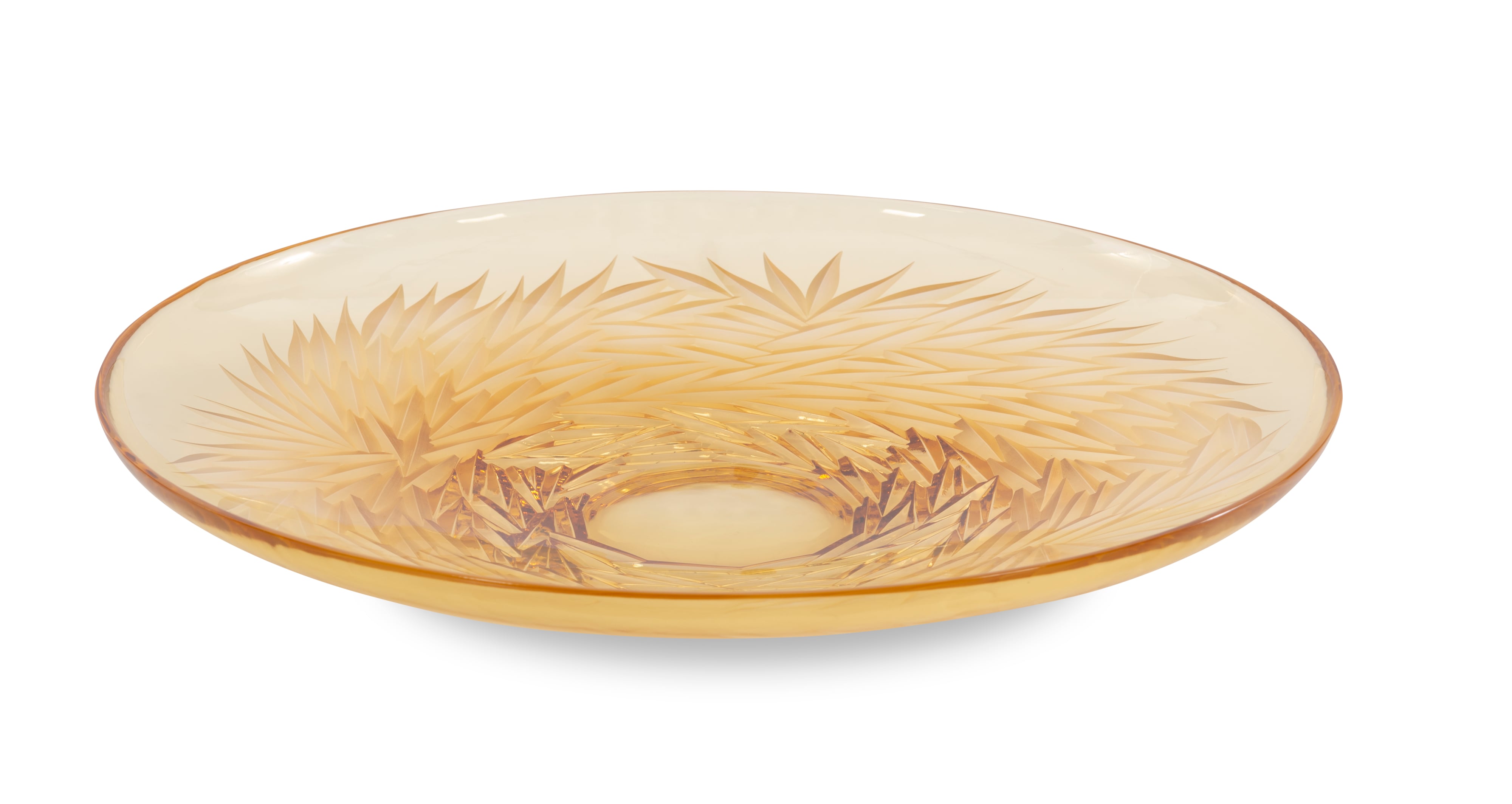 Large Crystal Serving Dish