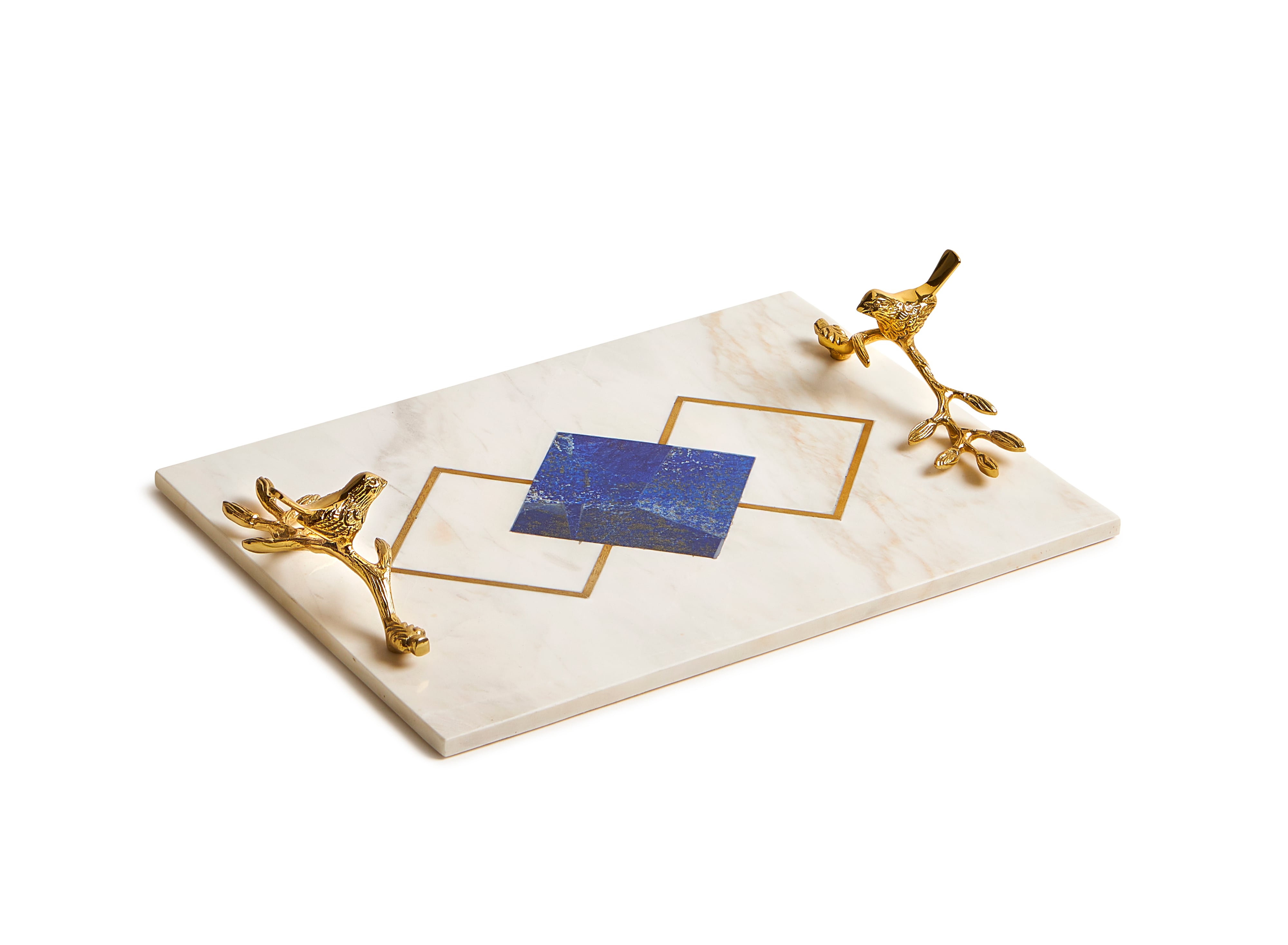 Blue Marble Inlay Tray