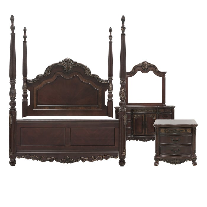 4-Piece Queen Poster Bedroom Set