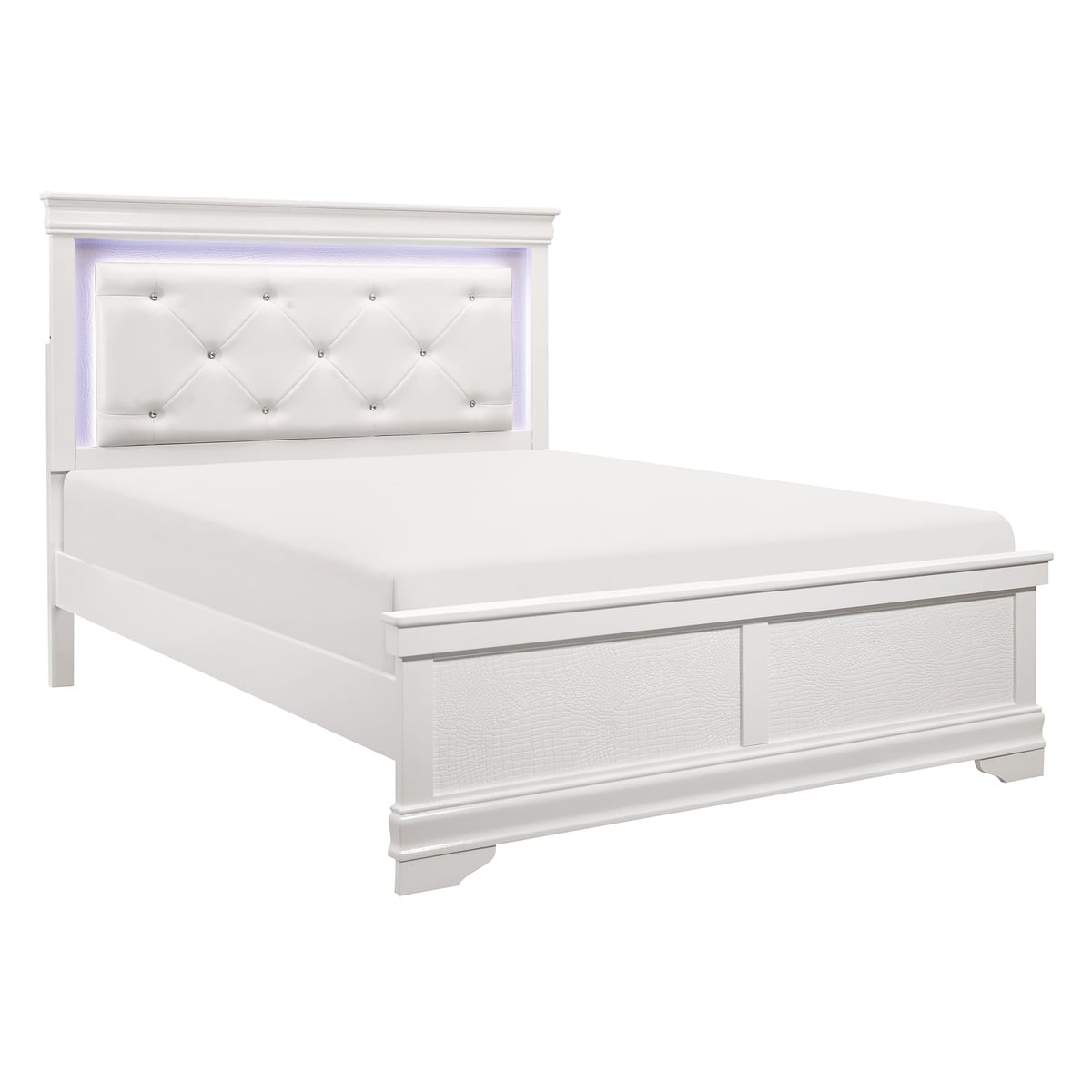 Queen Bed with LED Lighting