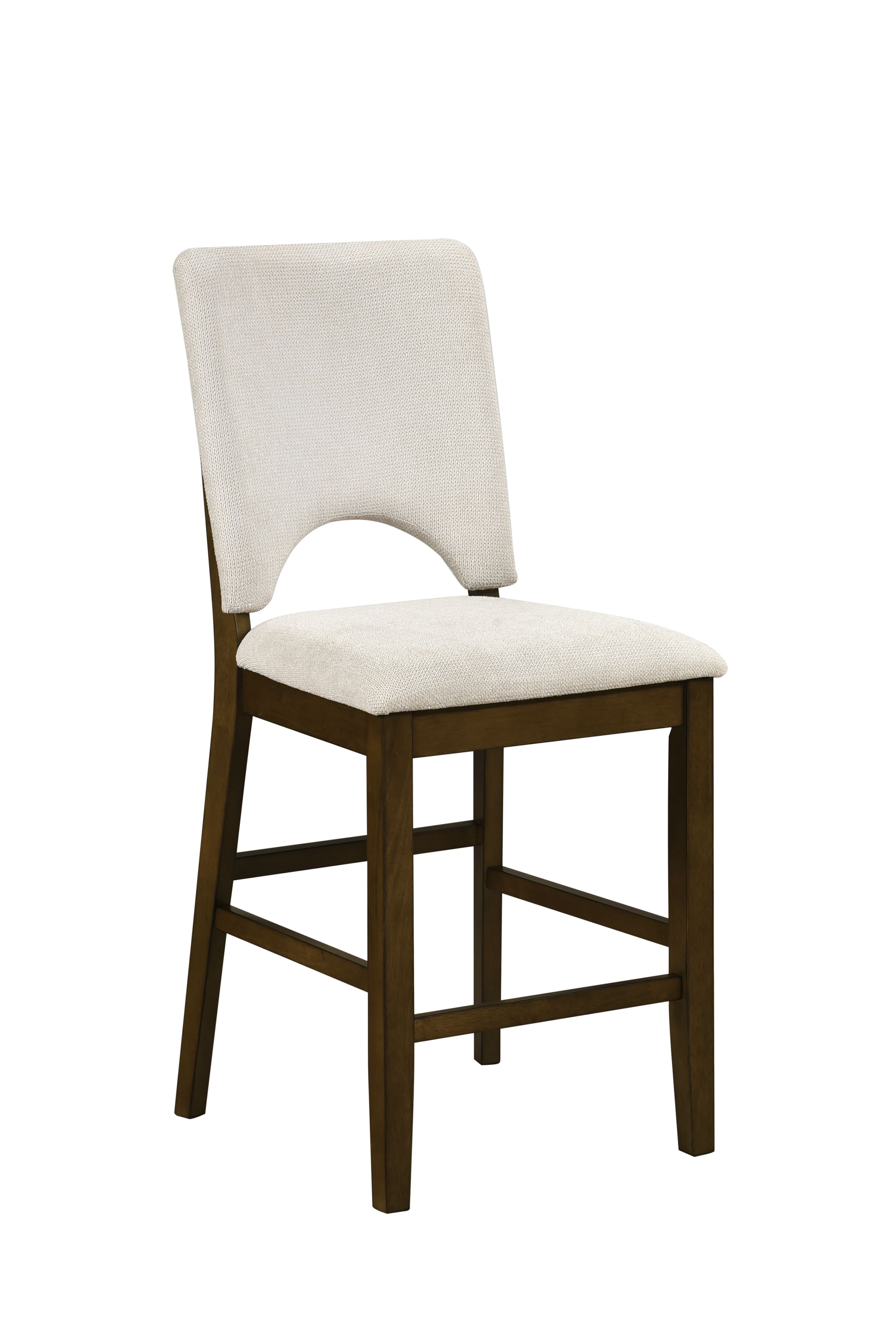 Upholstered Full-Back Counter Chair