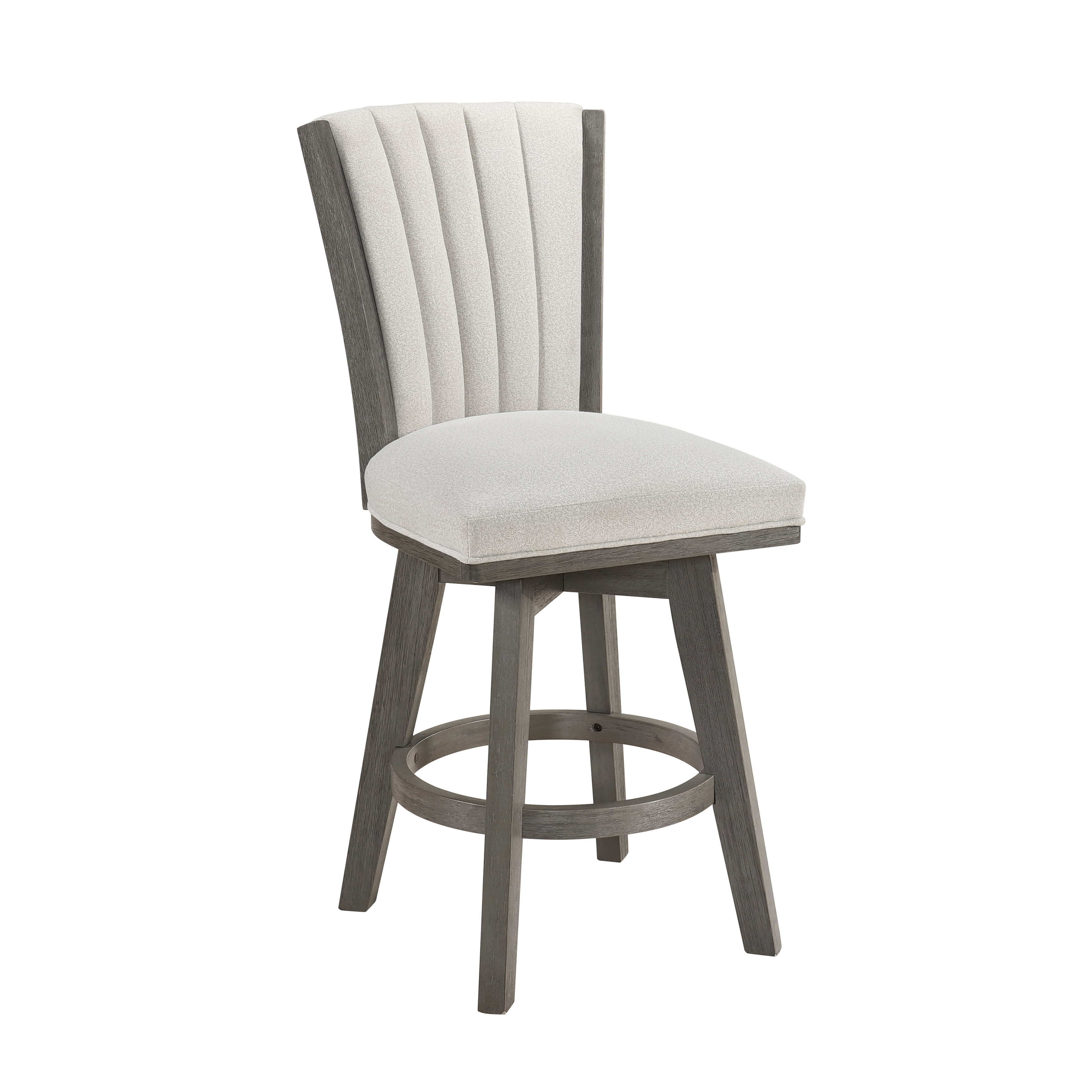 Upholstered Counter Height Swivel Chair