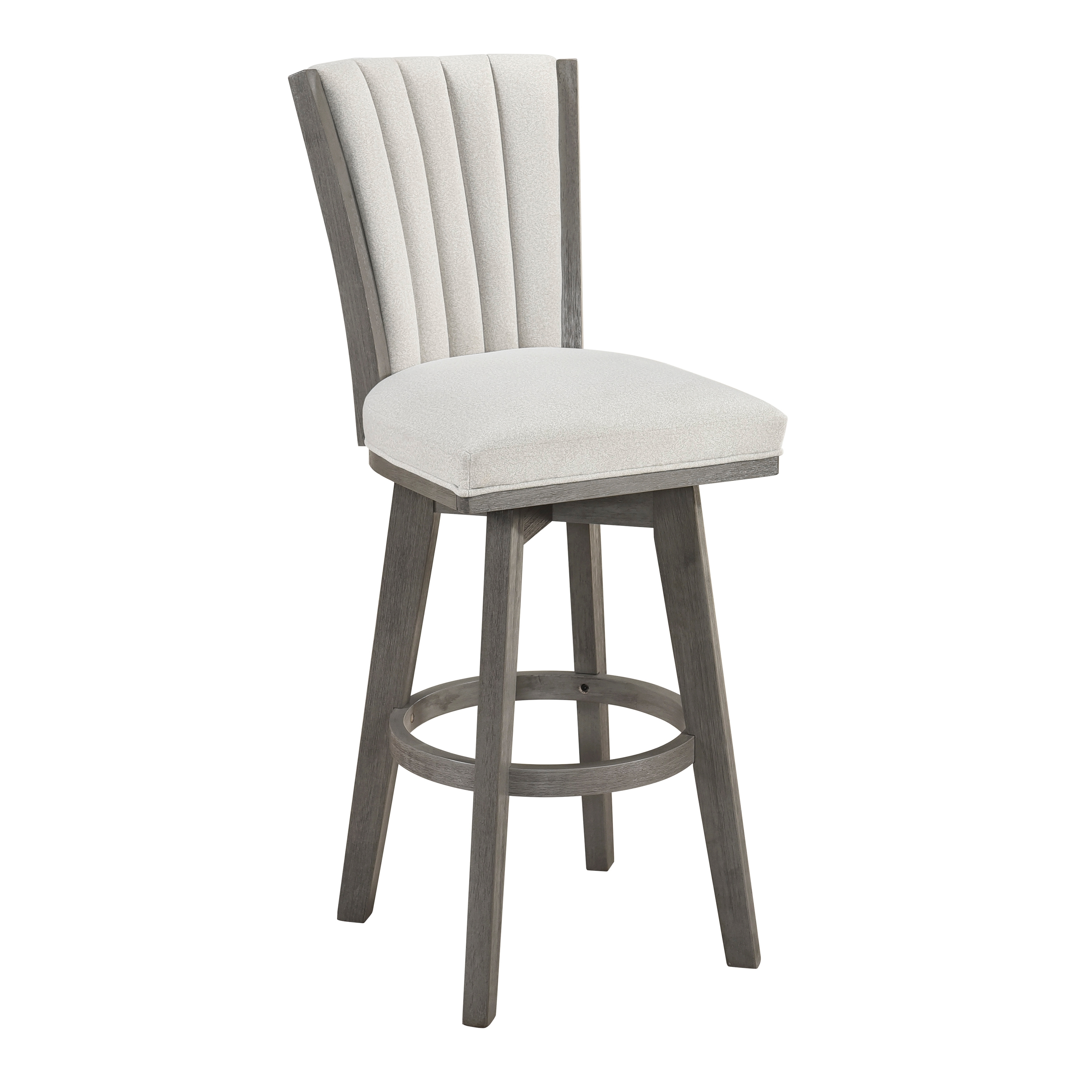 Upholstered Pub Height Swivel Chair