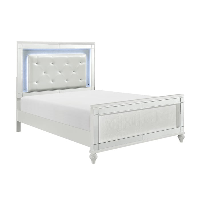 Queen Bed with LED Lighting