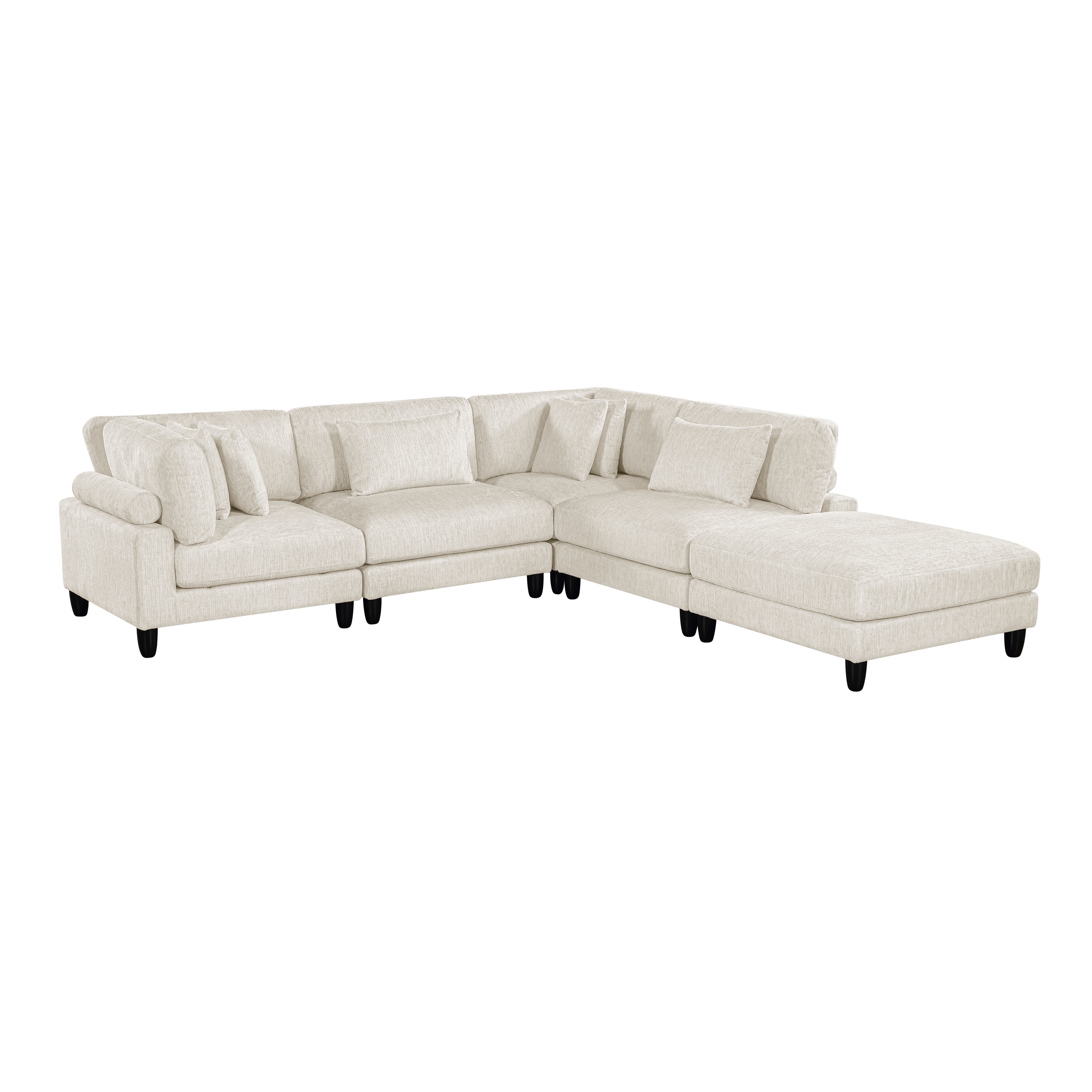 5-pc. Modular Sectional Sofa w/Ottoman