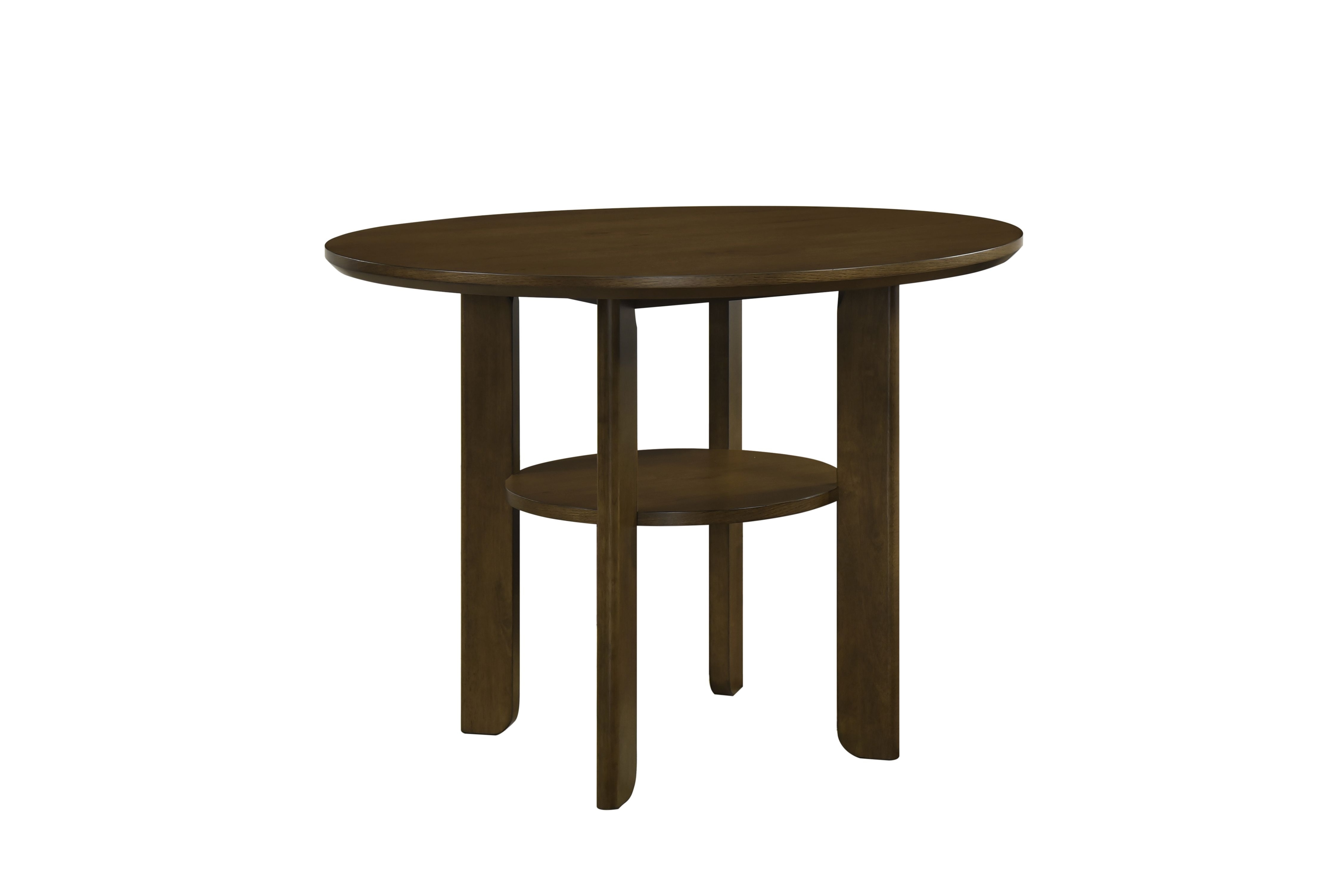 48" Rd. Counter-Height Table w/Lower Shelf