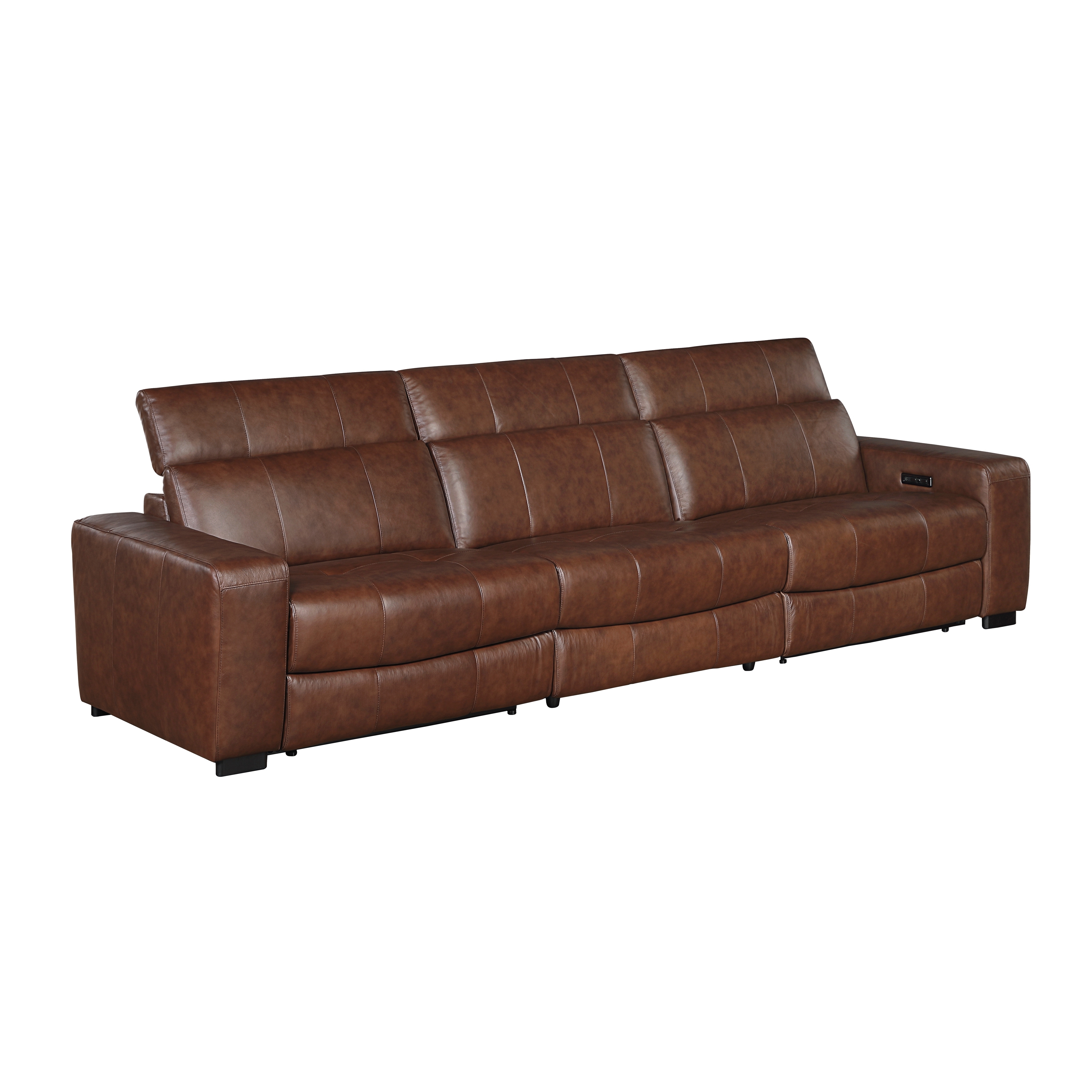 Leather Wall-Hugger Power Reclining Sofa