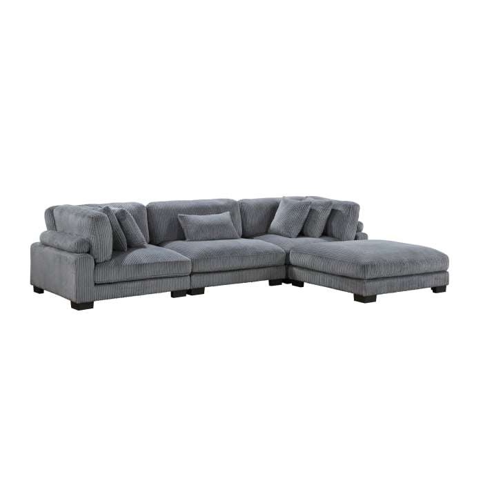 4-Piece Modular Sectional with Ottoman