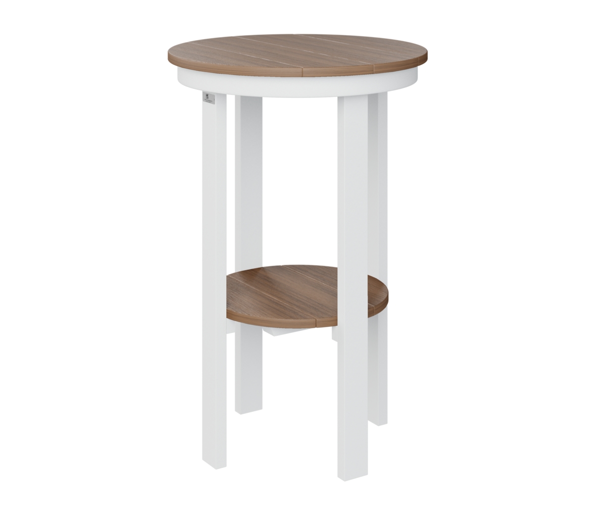 Round End Table Bar