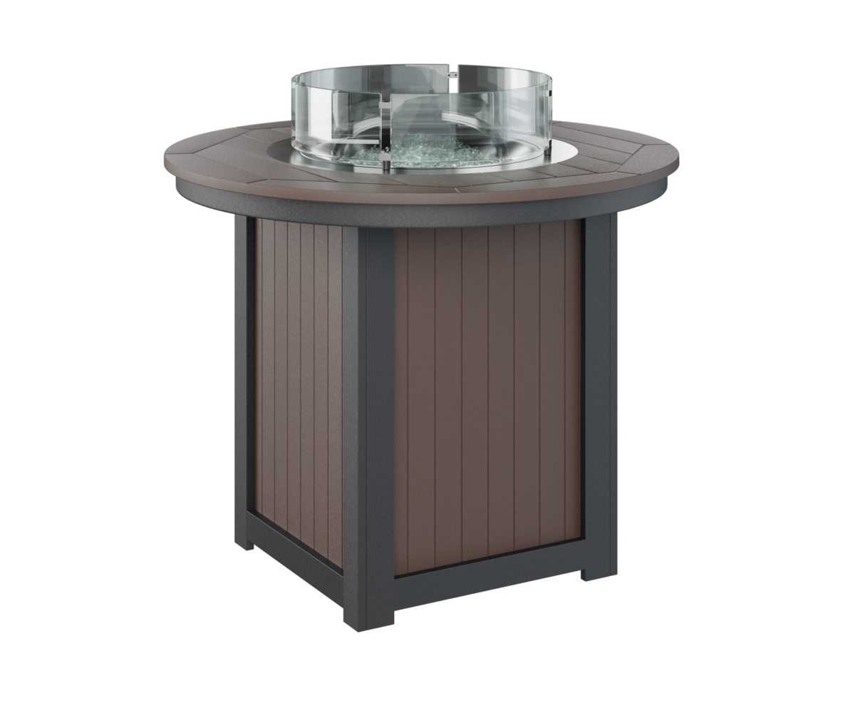 44" Round Counter-Height Fire Table