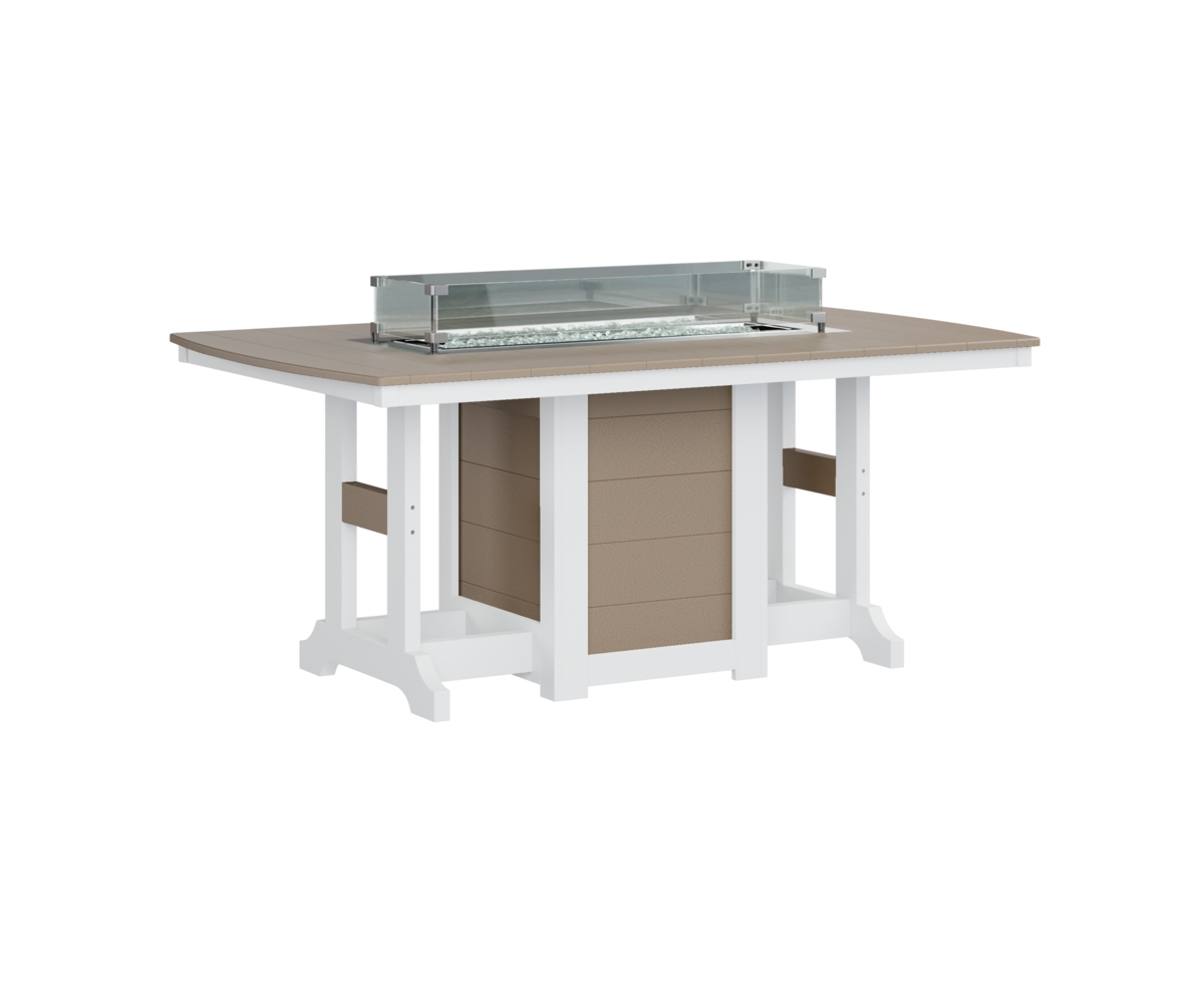 Gc 44X72 Rec Fire Table Dining