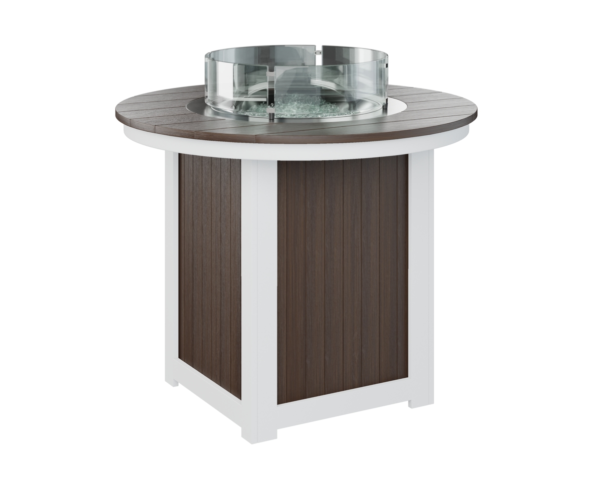 44" Round Counter-Height Fire Table