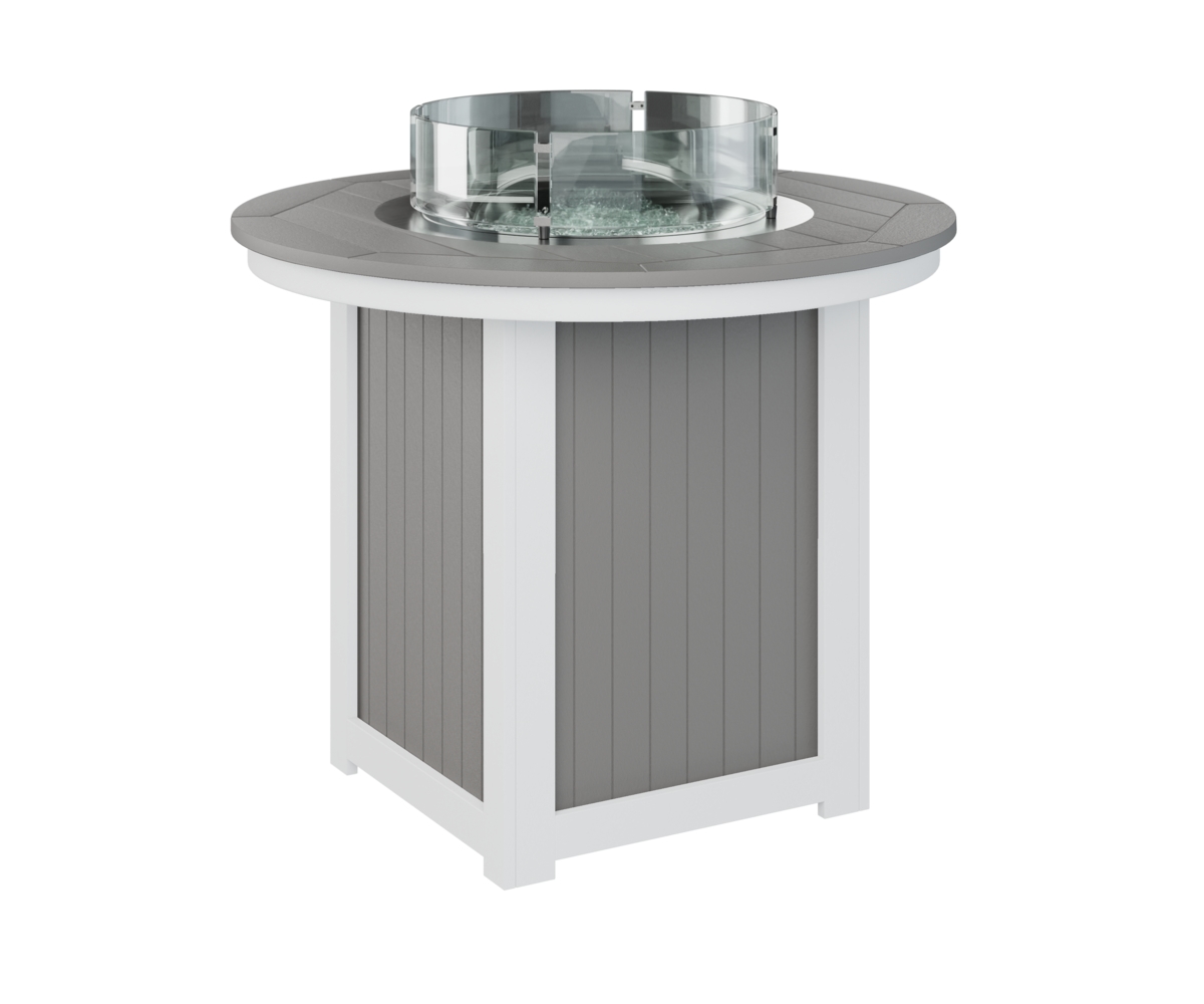 44" Round Counter-Height Fire Table