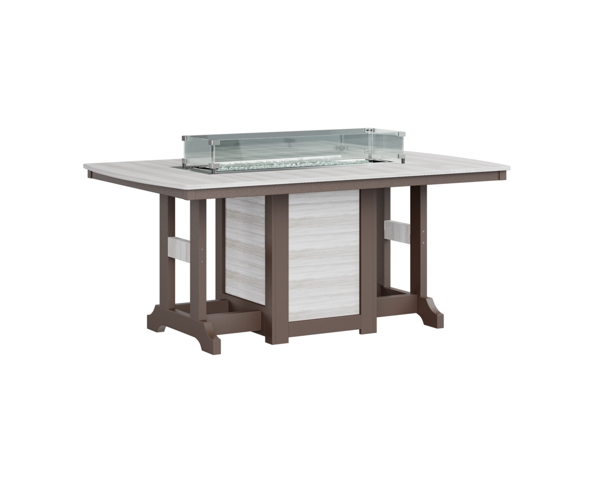 Gc 44X72 Rec Fire Table Dining