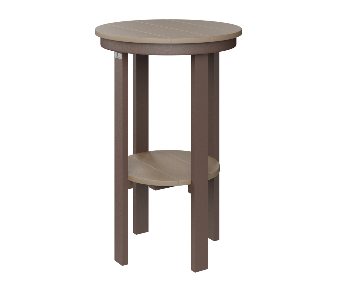 Round End Table Bar