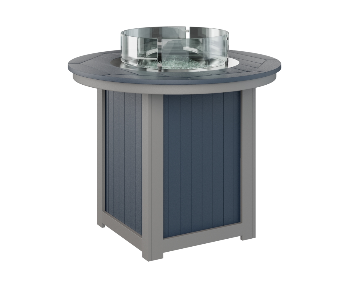 44" Round Counter-Height Fire Table