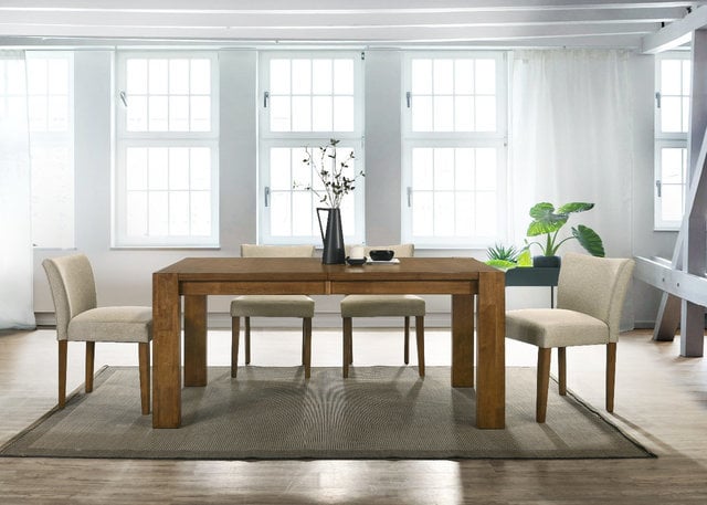 Donald Choi Canada Bloc Walnut Dining Table -One