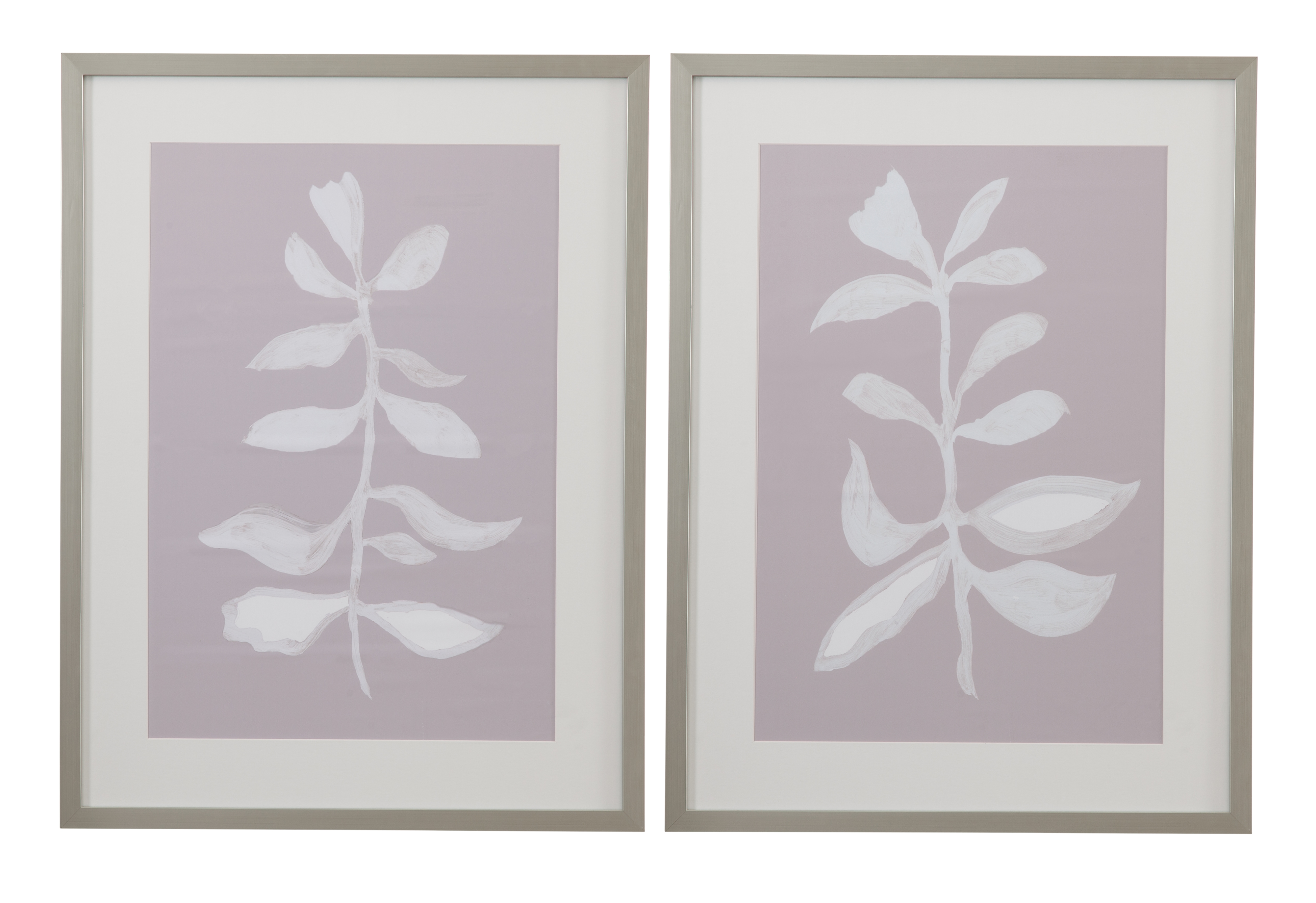 Fresh Leaves Framed Print S/2