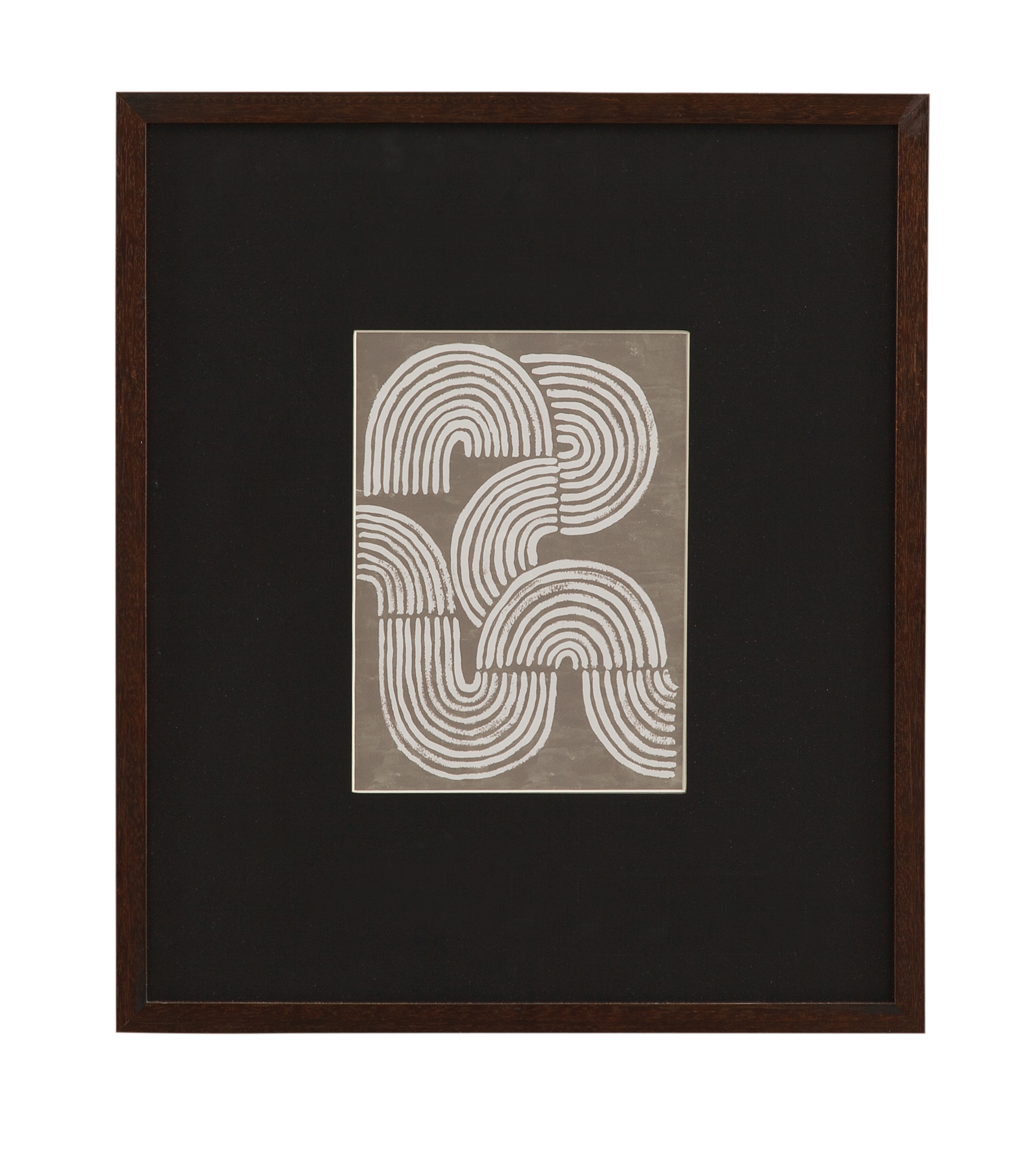 Neutral Strokes II Framed Print