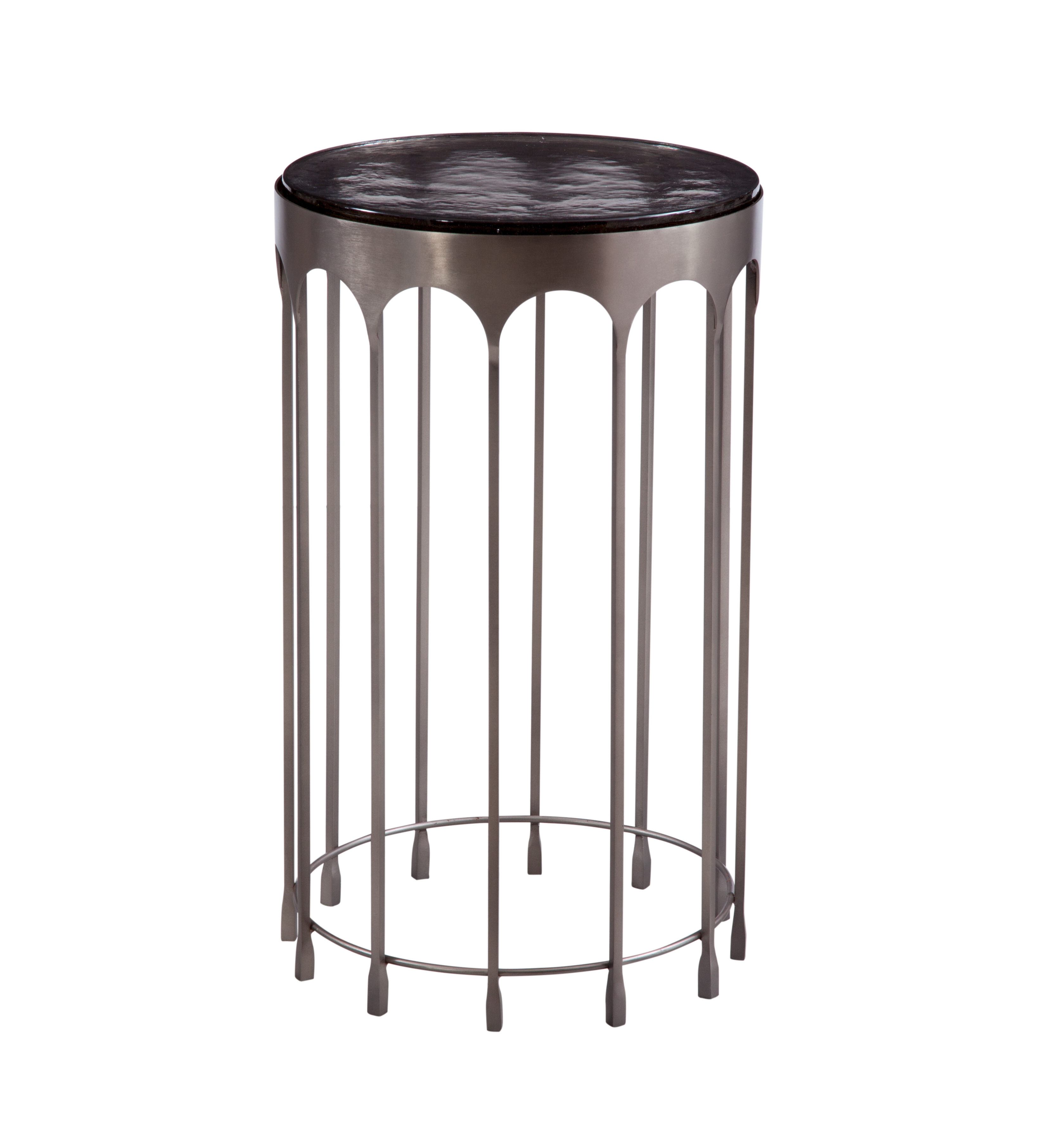 Hartley Nickel Accent Table