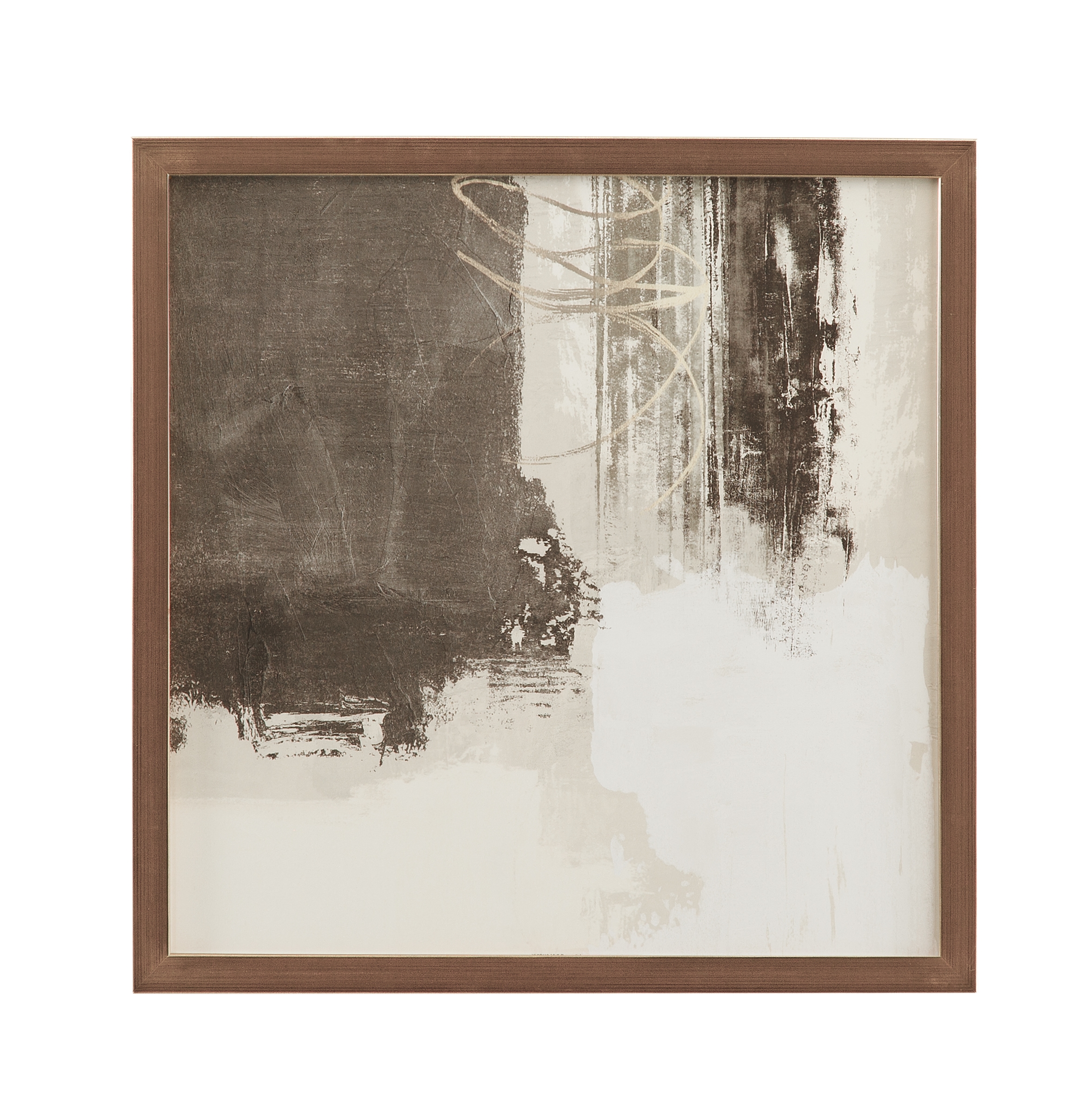 Neutral Contrast Section Framed Print