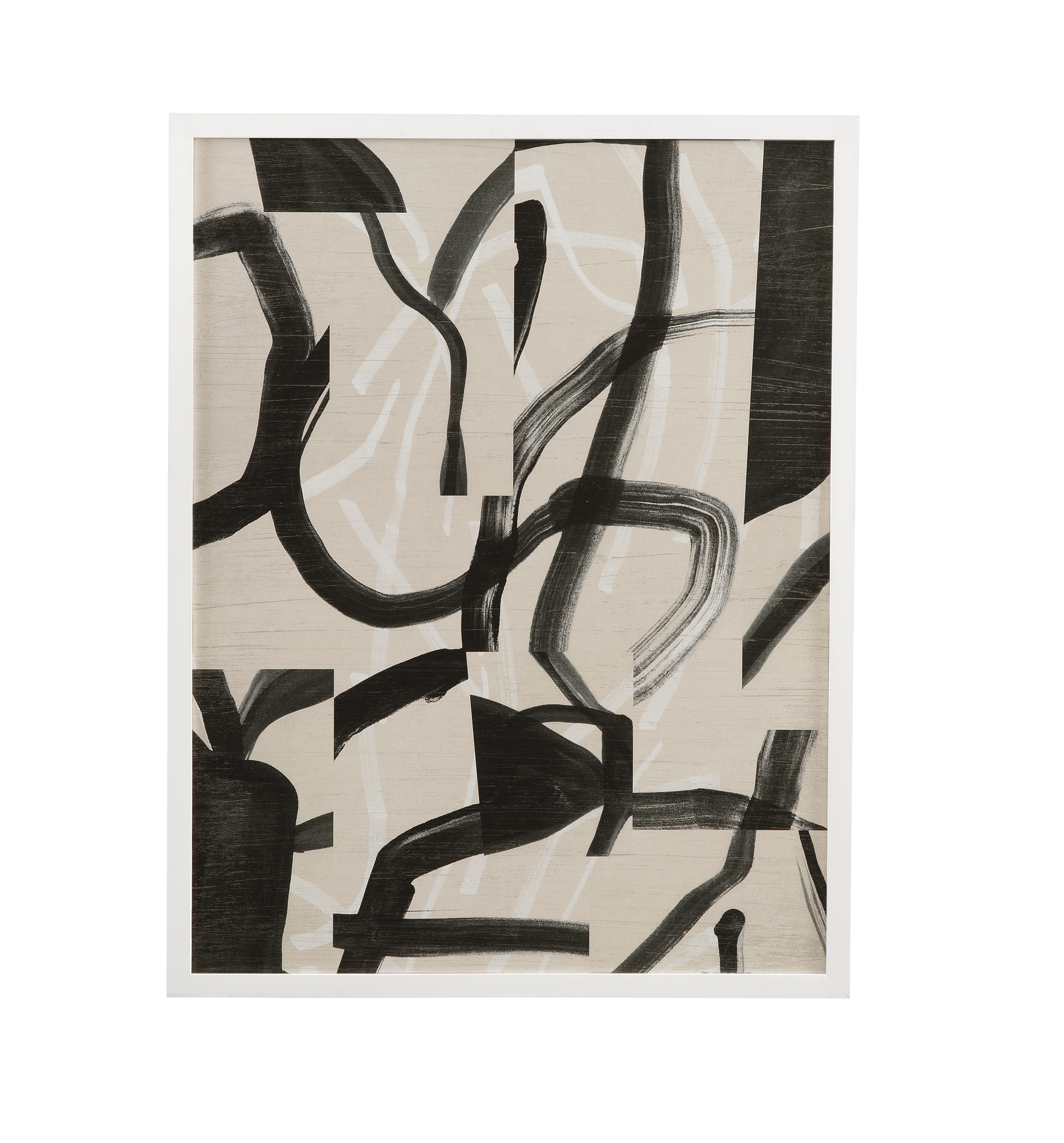 Ink Maze II Framed Print