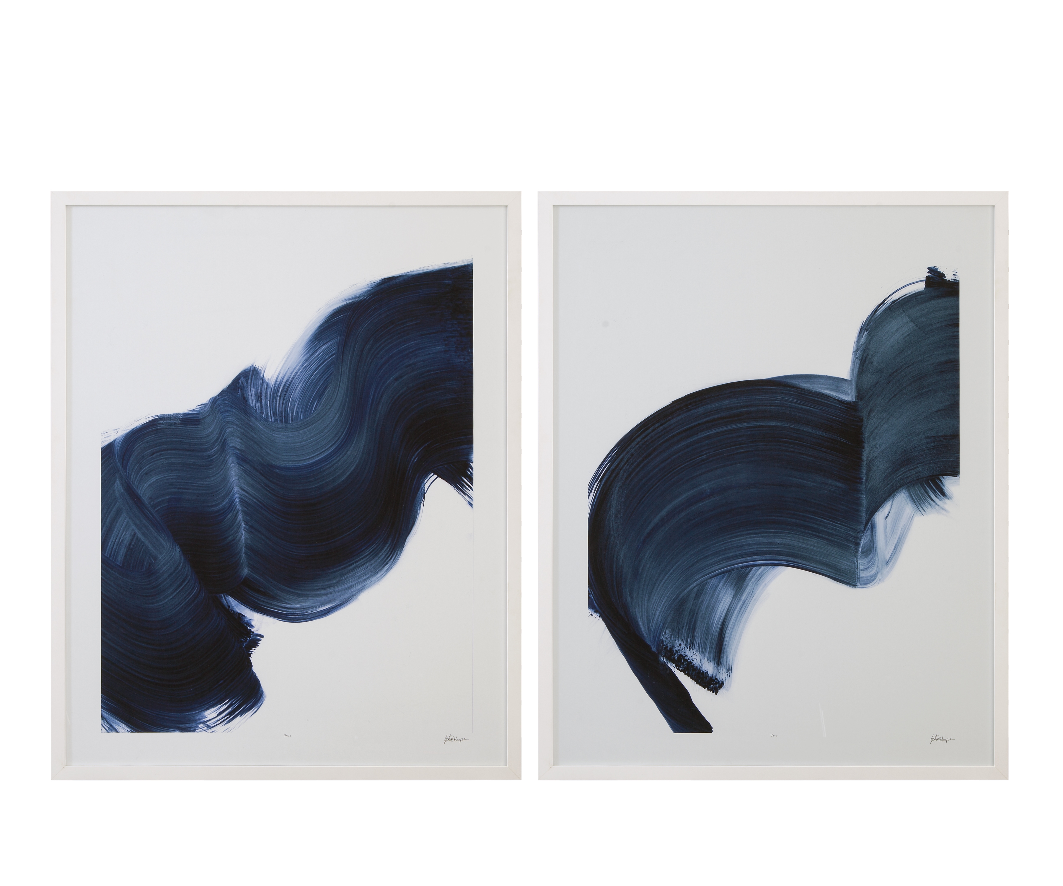 Passing Waves Framed Print Set Of 2