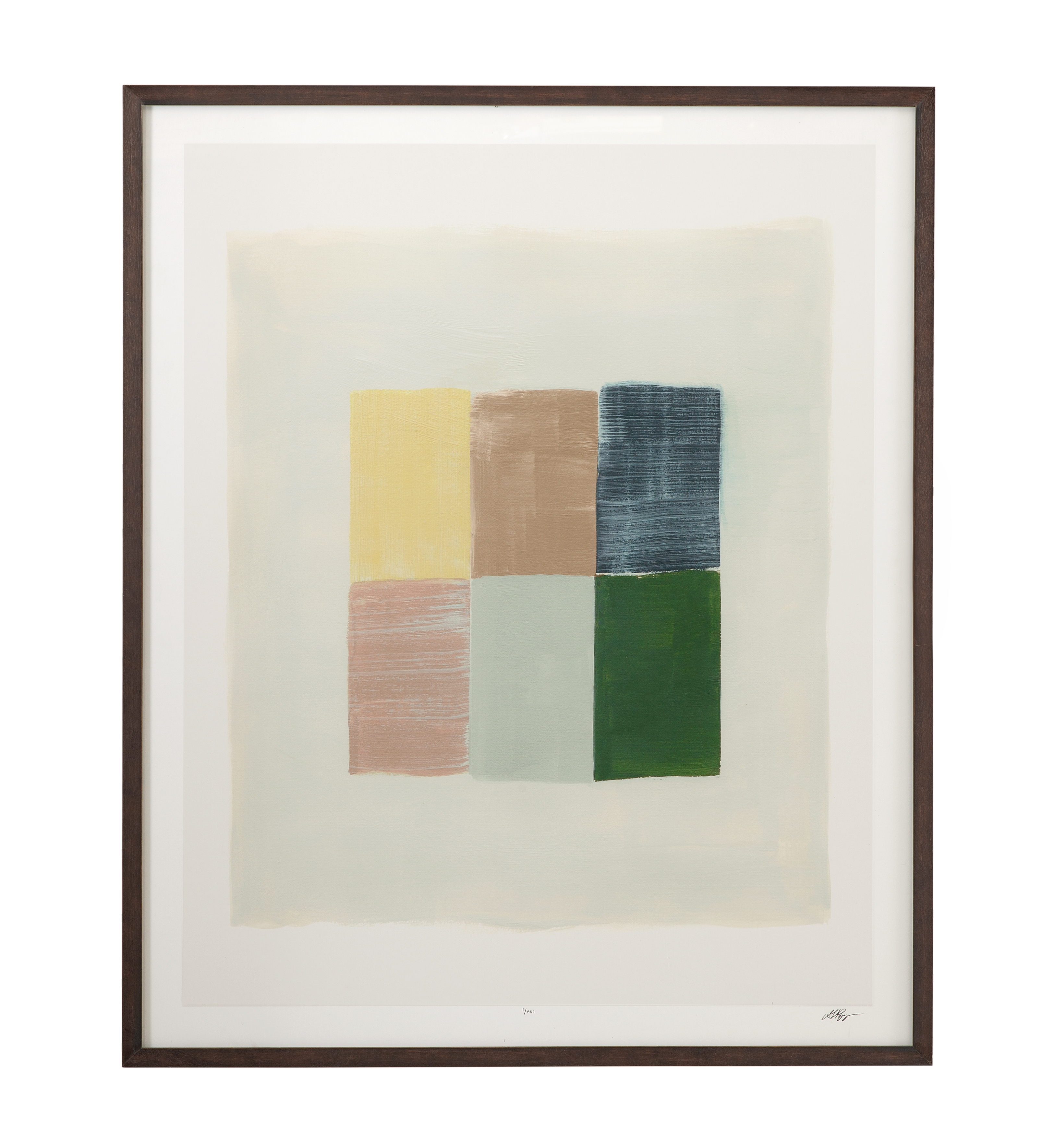 Sunny Patchwork II Framed Print