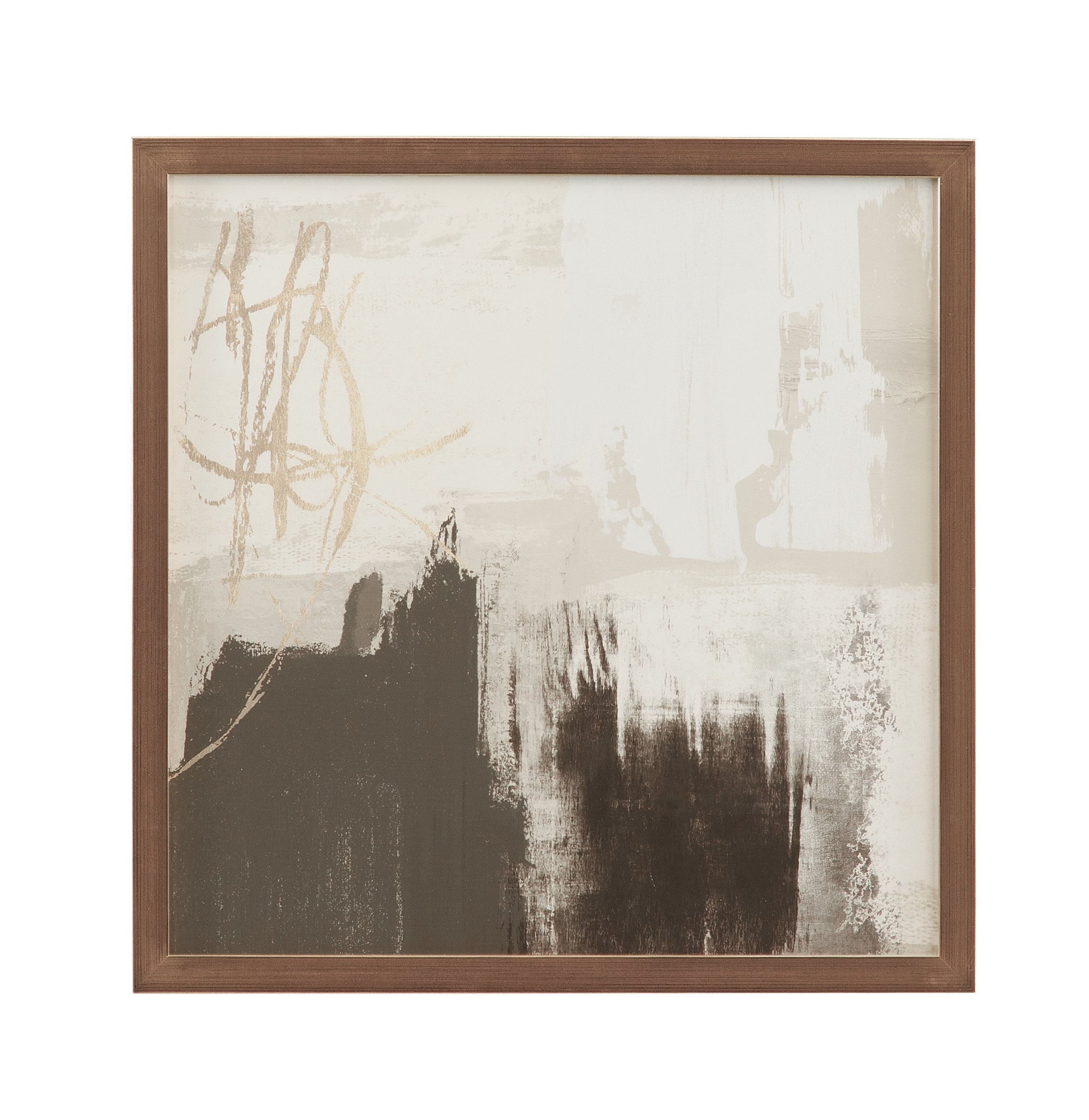 Neutral Contrast Swatch Framed Print