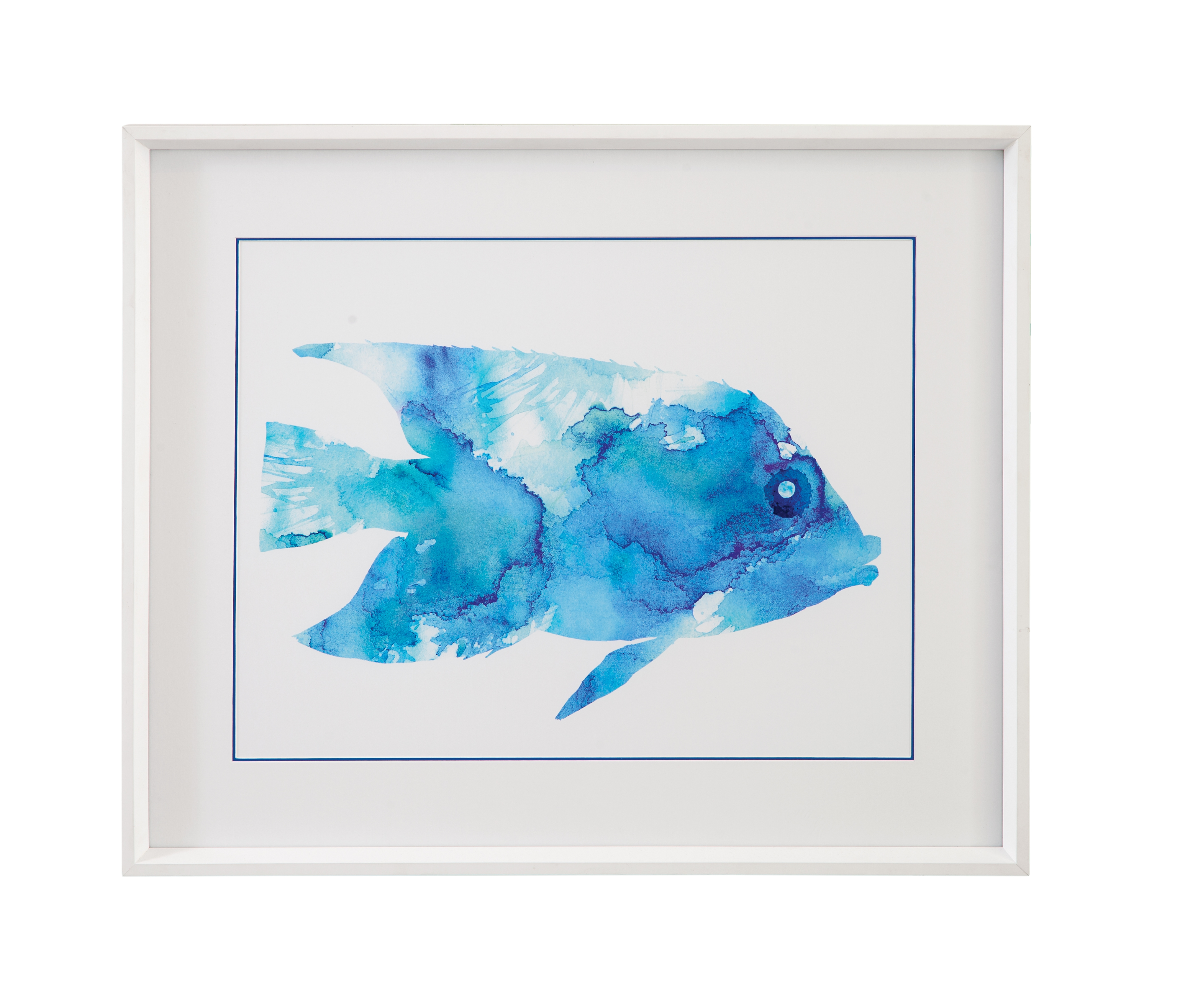Watercolor Fish II Framed Print