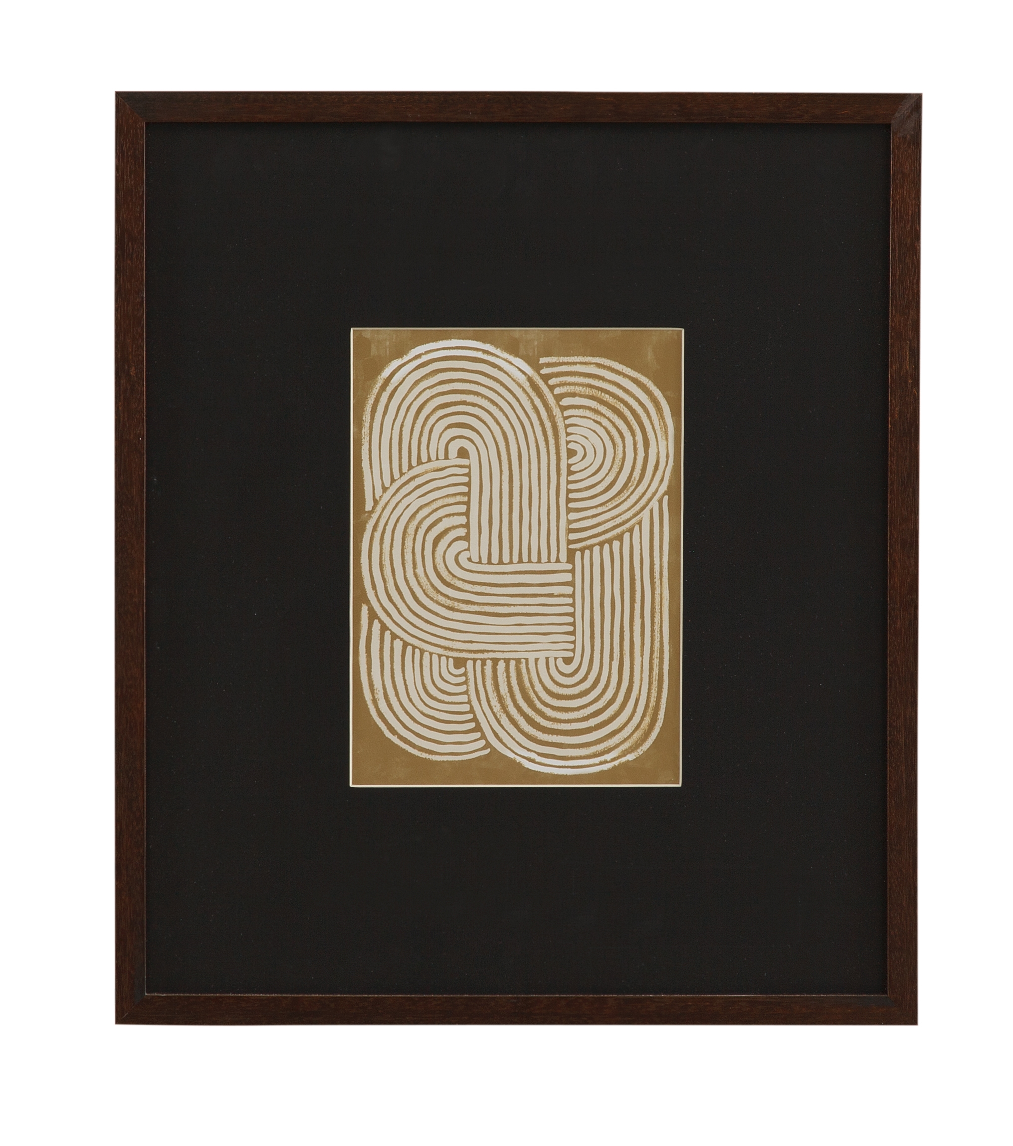 Neutral Strokes III Framed Print