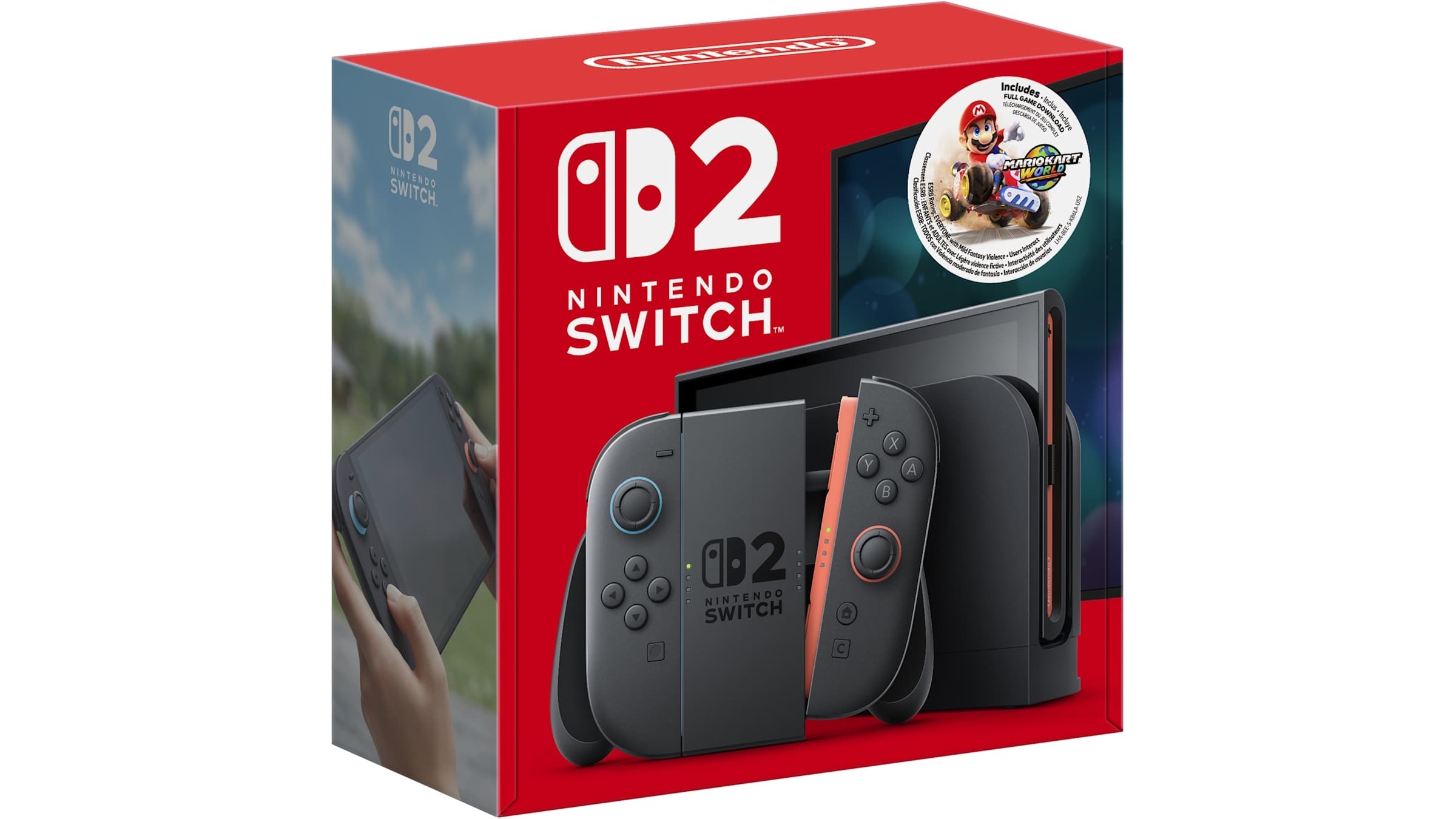 Nintendo Switch 周辺機器・箱付き Nektova 655059908 Nintendo Switch 2 + Mario Kart World Bundle